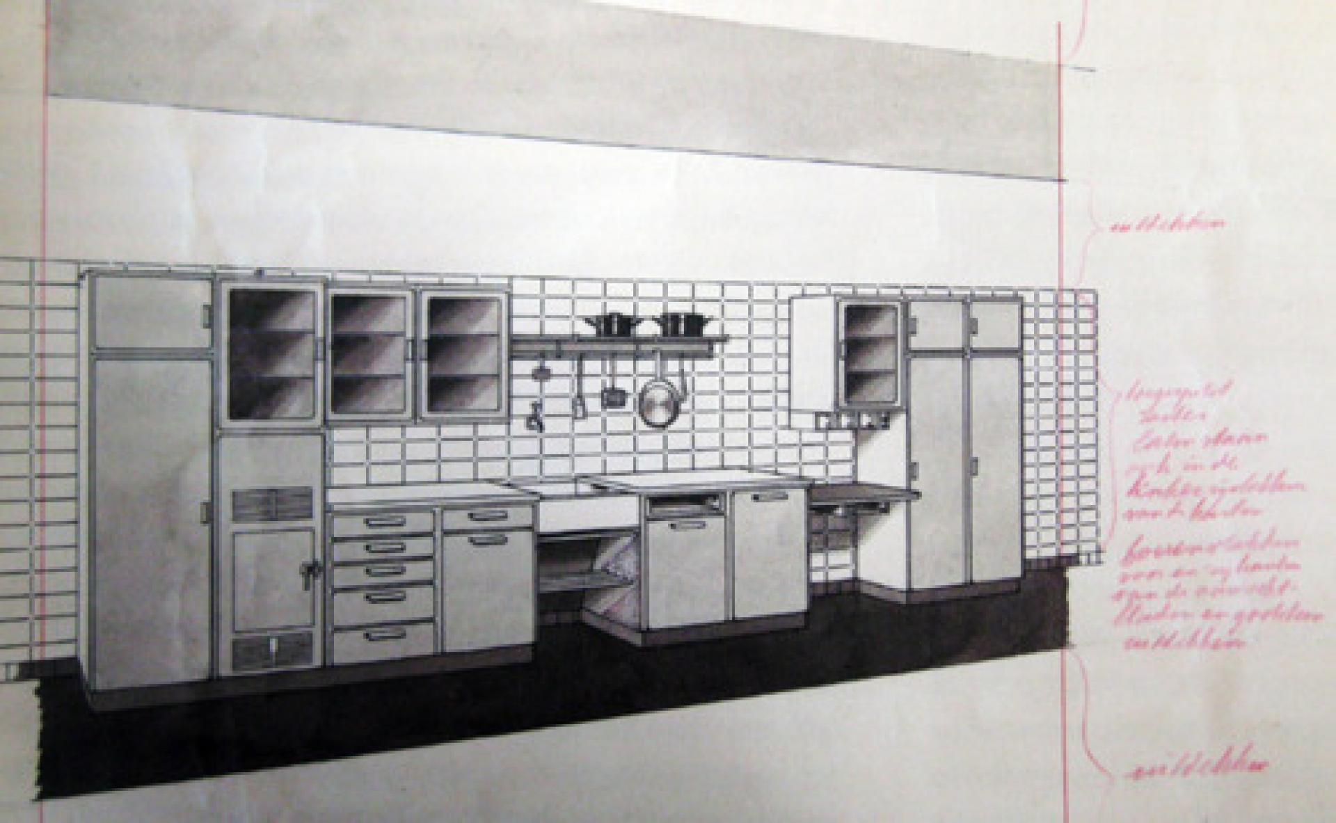 Frankfurt kitchen was designed in 1926. | Photo via Alchetron