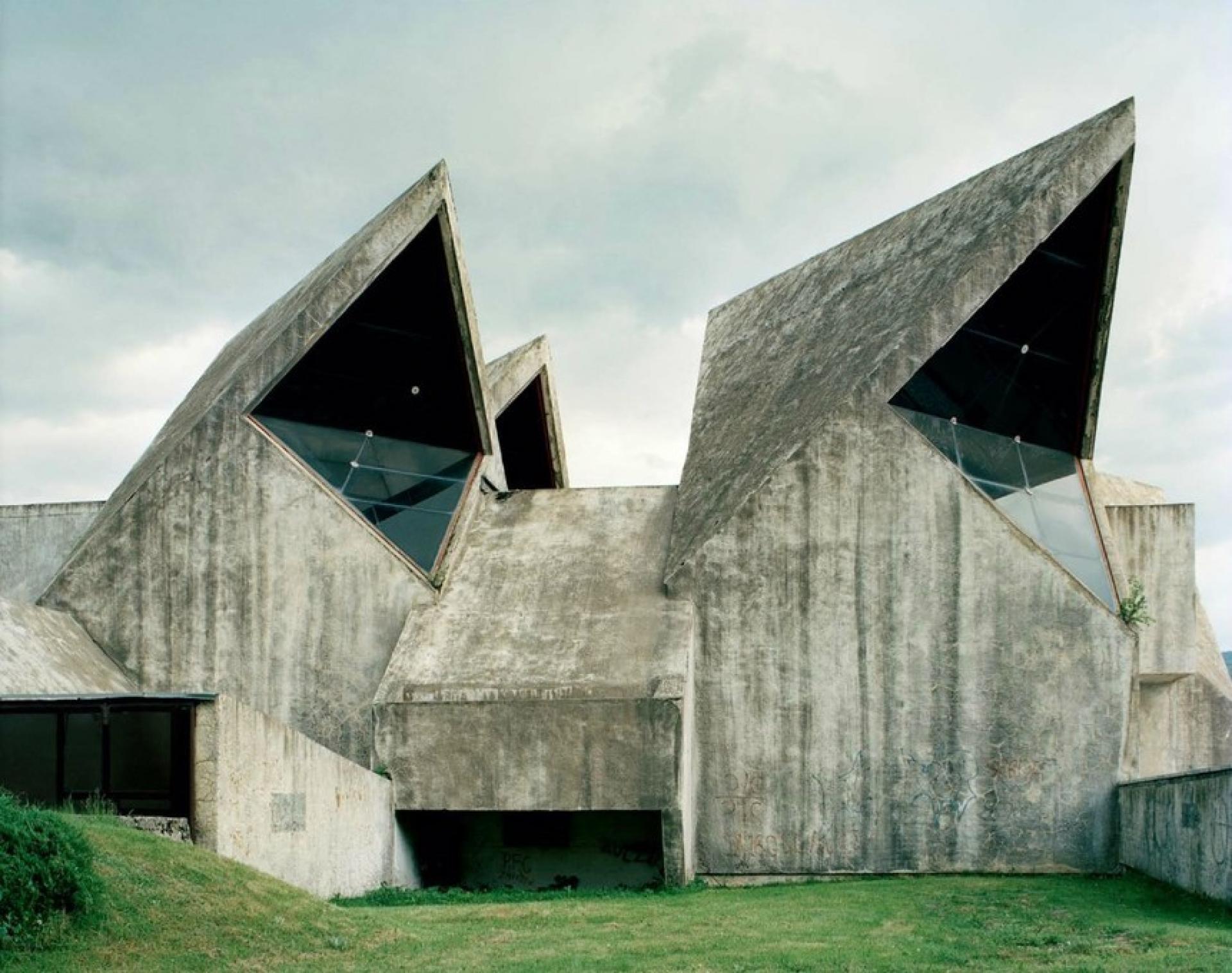 Cultural Centre at Kolašin in Montenegro was designed as an administrative centre by Marko Mušič (1976). | Photo by Jan Kempenaers