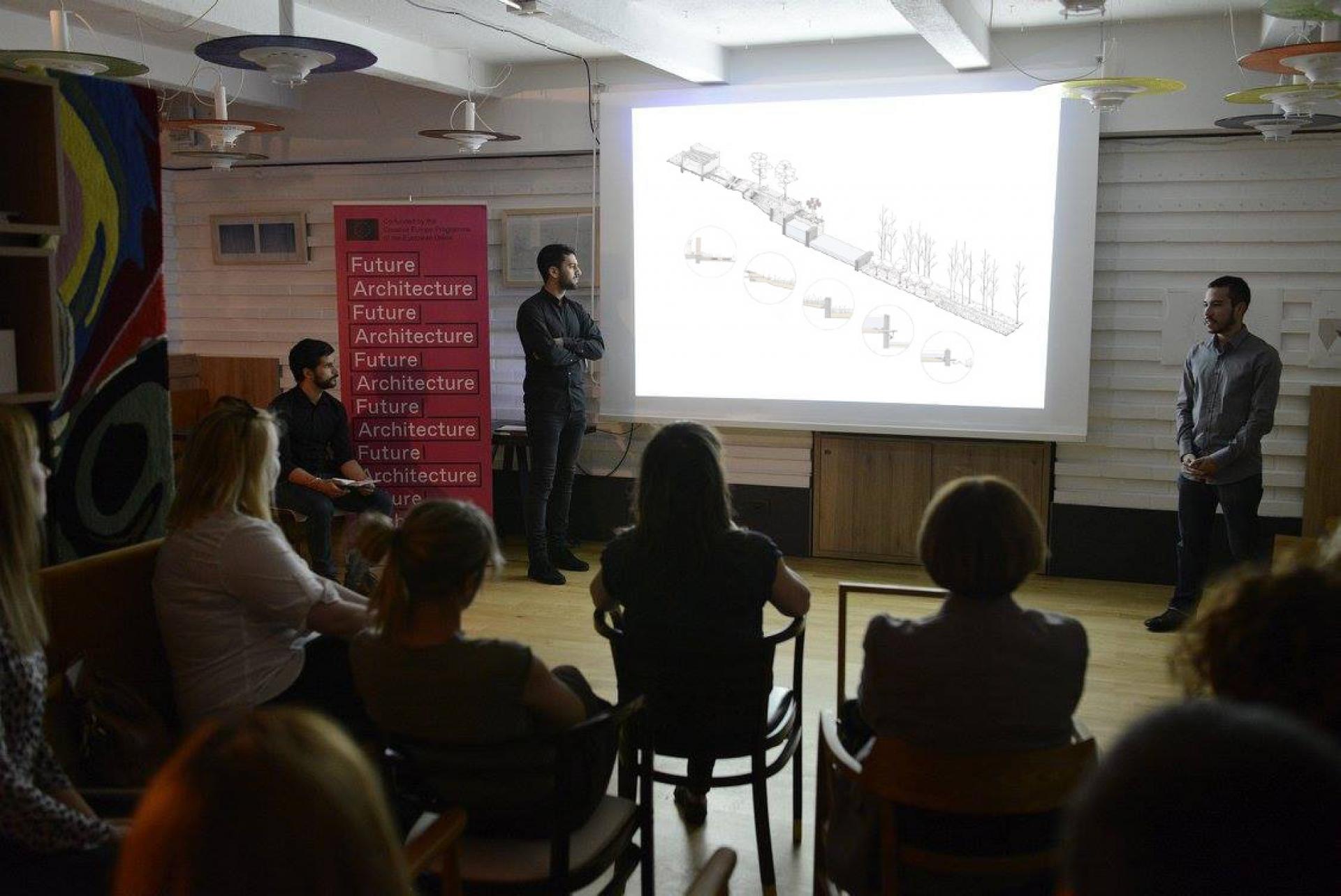 Aman Iwan presentation at the Oris House of Architecture, Zagreb. | Photo by Oris House of Architecture