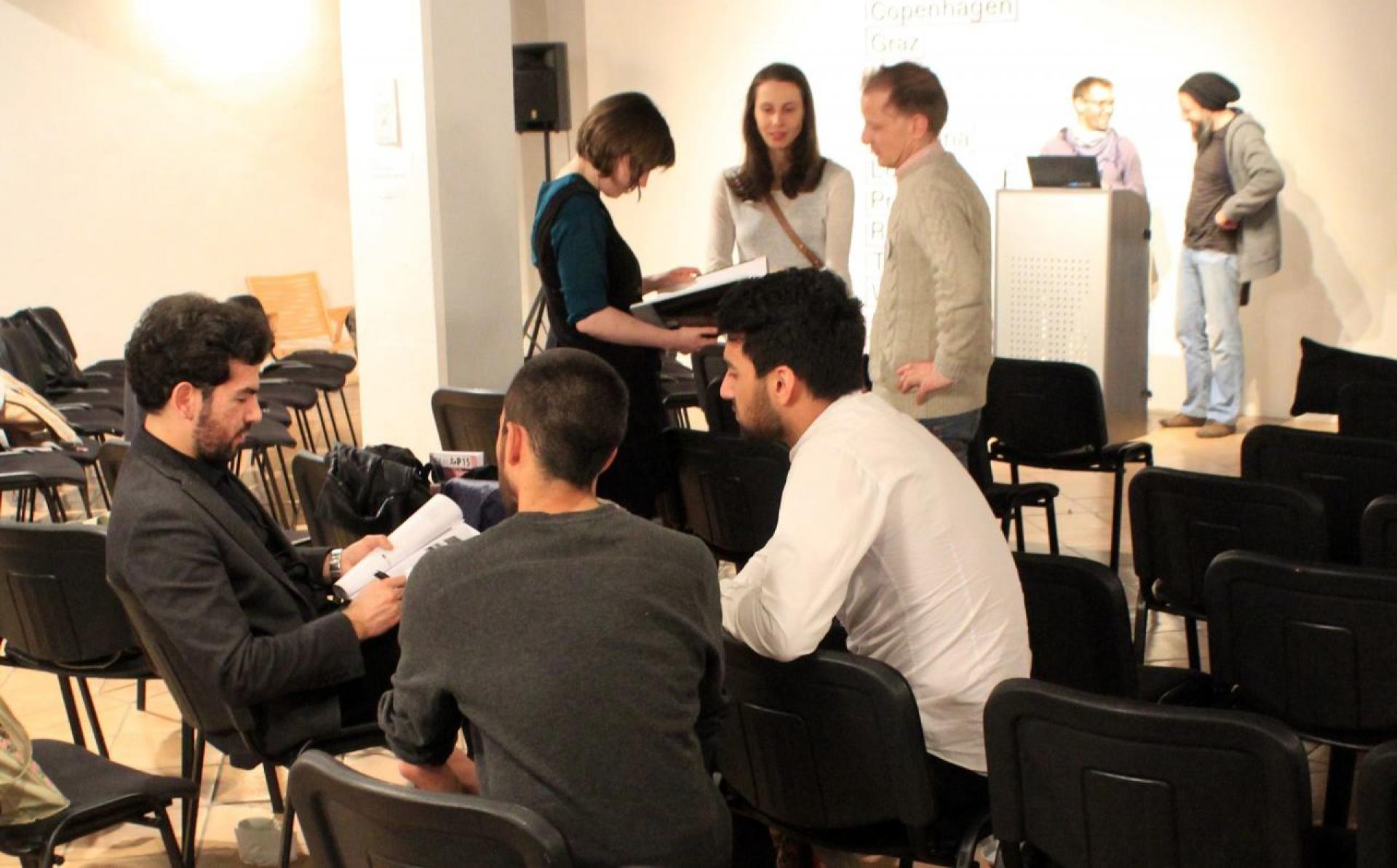 Matchmaking event in Ljubljana, February 2016. | Photo by Amir Chaïbi