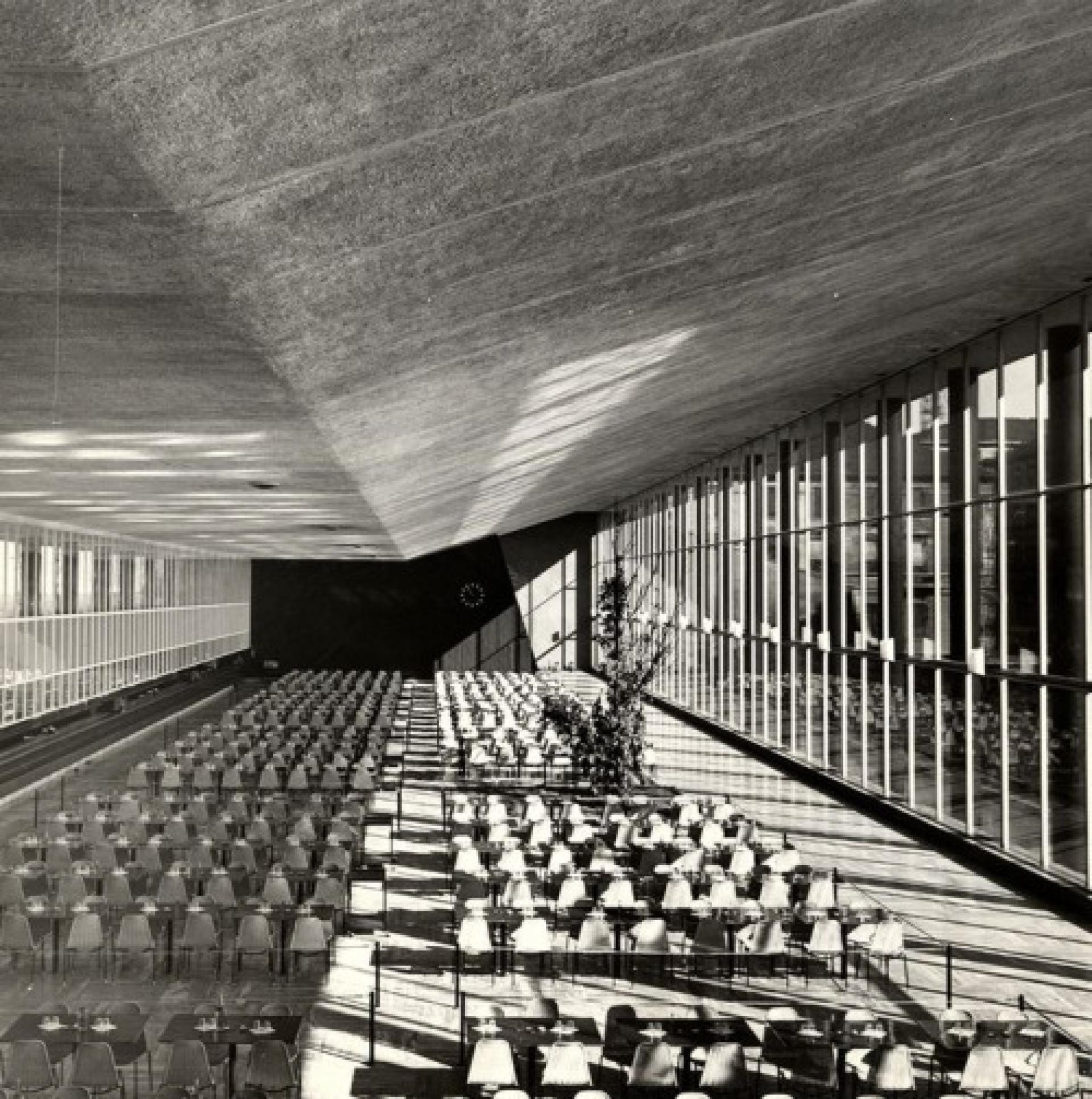 Workers Canteen is one of five Forgotten Masterpieces #foma curated by Alessio Rosati from MAXXI Rome. | Photo by Archive Pirelli