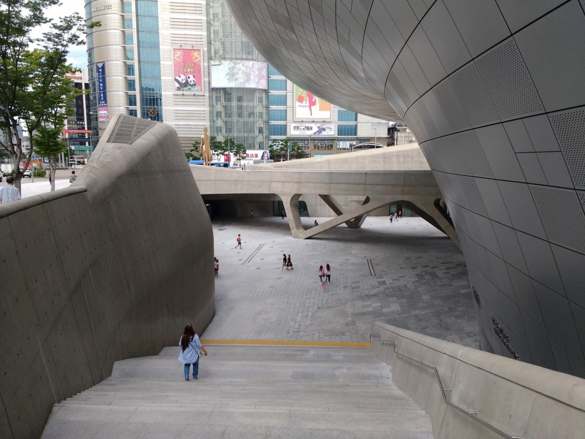 Zaha Hadid’s DDP, the venue for the Biennale’s Cities Exhibition