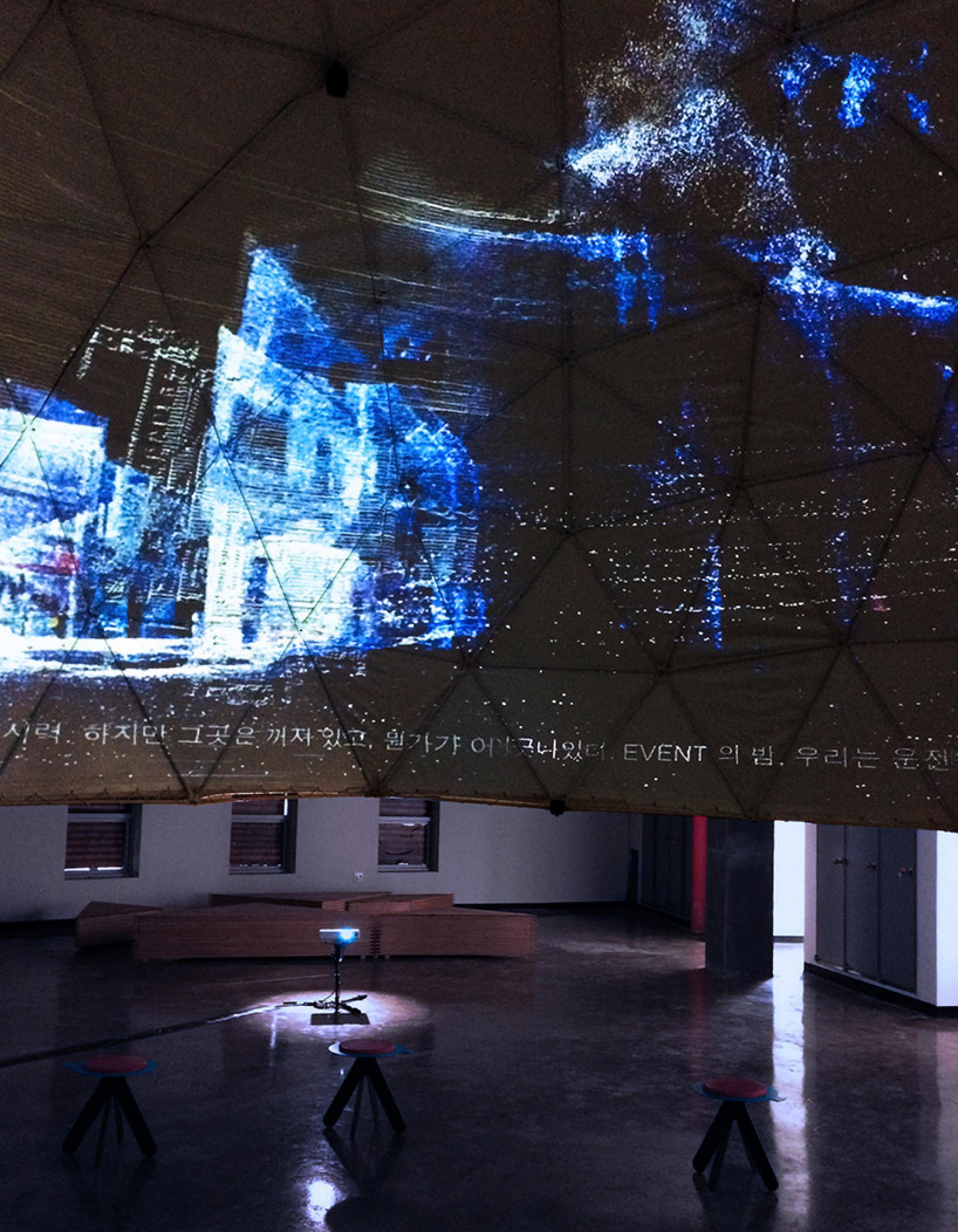 Driverless Vision exhibit at the Seoul Biennale