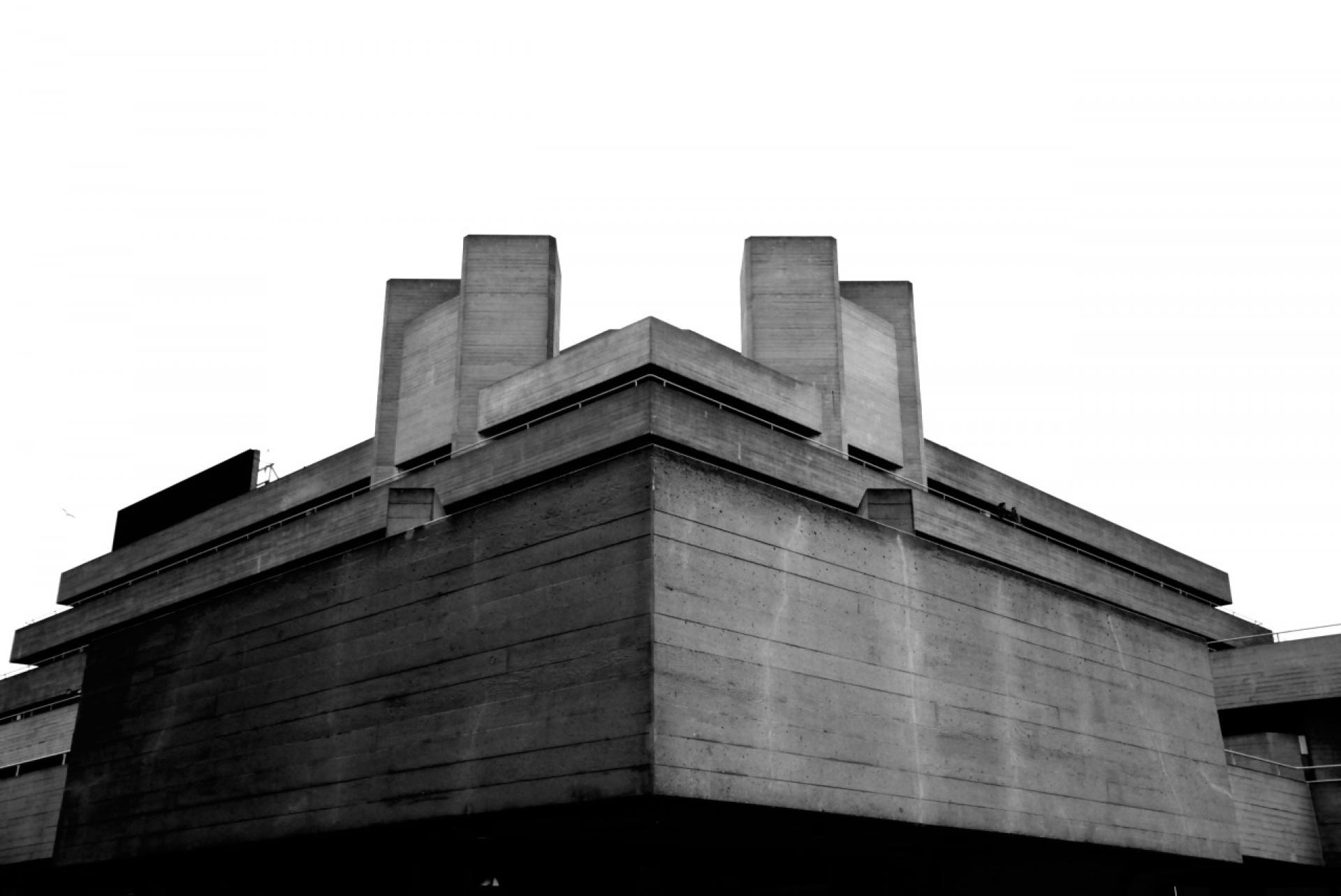 Royal National Theatre designed by Denys Lasdun (1969).