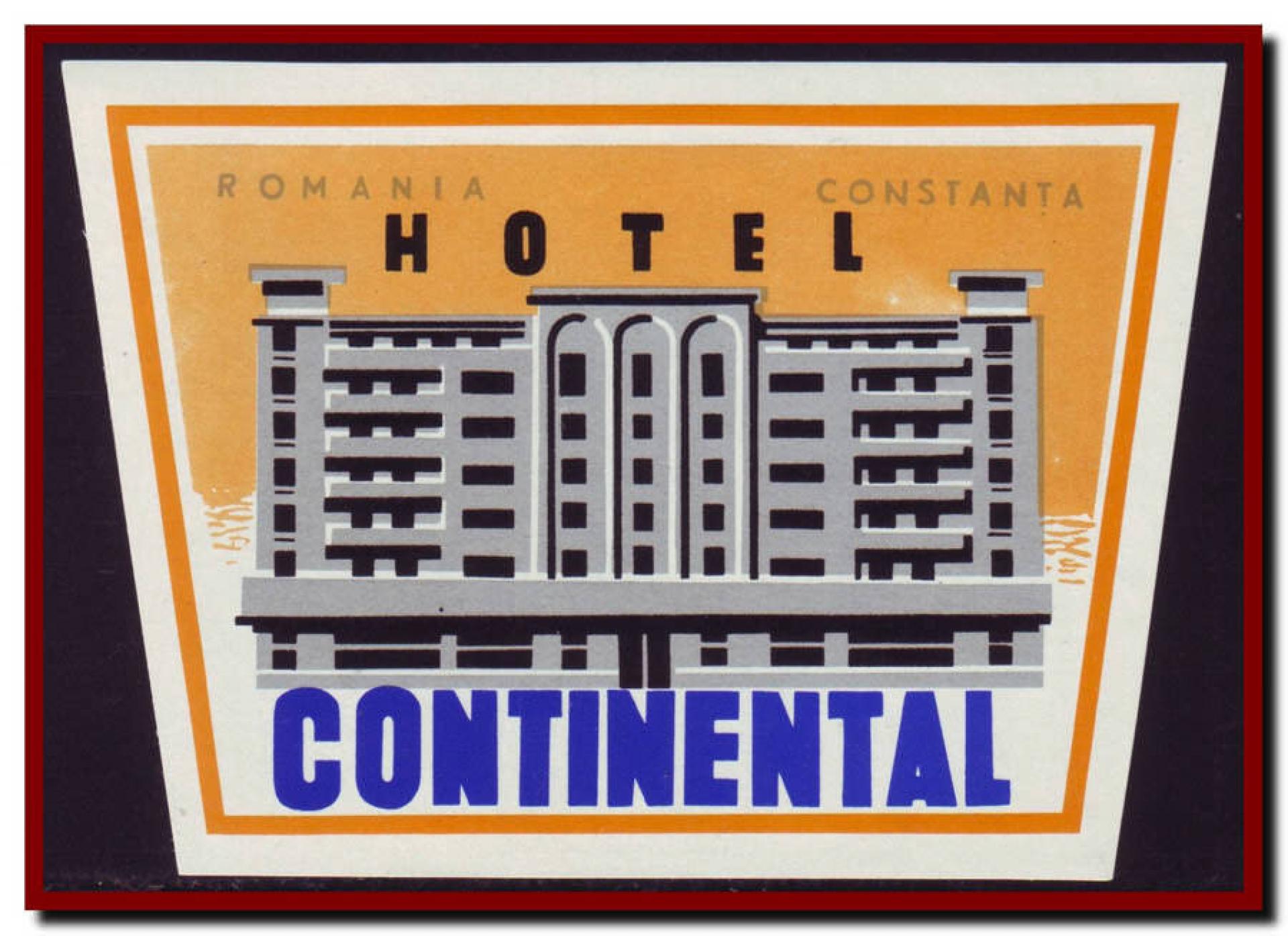 Continental hotel inviting tourist to the city of Constanta. | Photo via Kolector