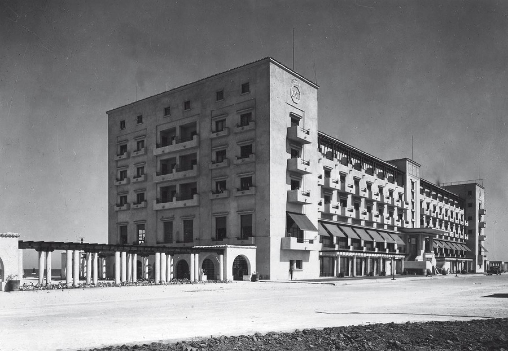 Rex Hotel by George Matei Cantacuzino. | Photo by W. Weiss (Cantacuzino; Paul Marinescu Archive, Bucharest)