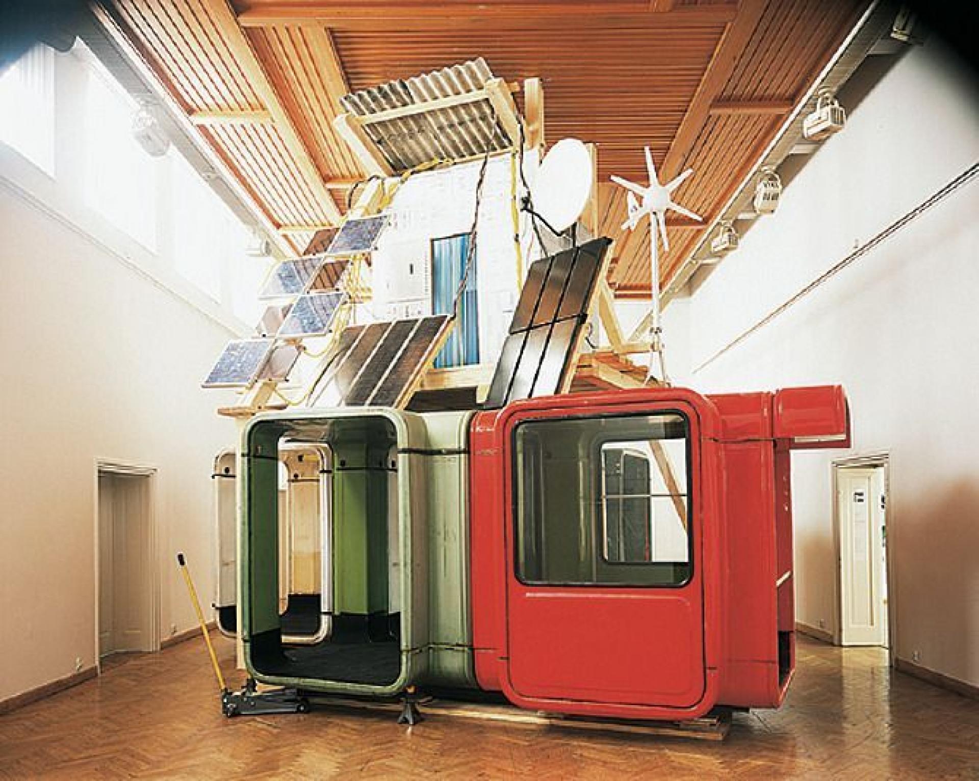 K67 as an installation by Marjetica Potrč in Modern Gallery Ljubljana. | Photo via Next Stop Kiosk
