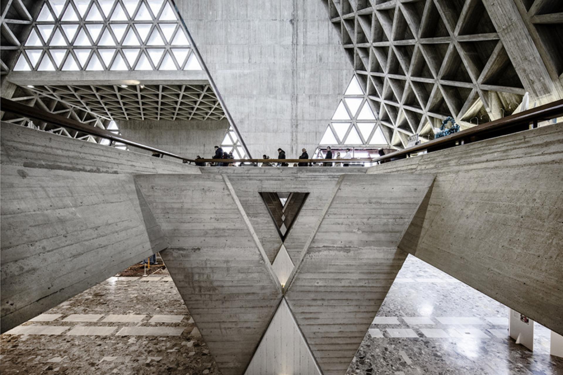 A brutalist Catholic church in Trieste.| Photo by © Roberto Conte