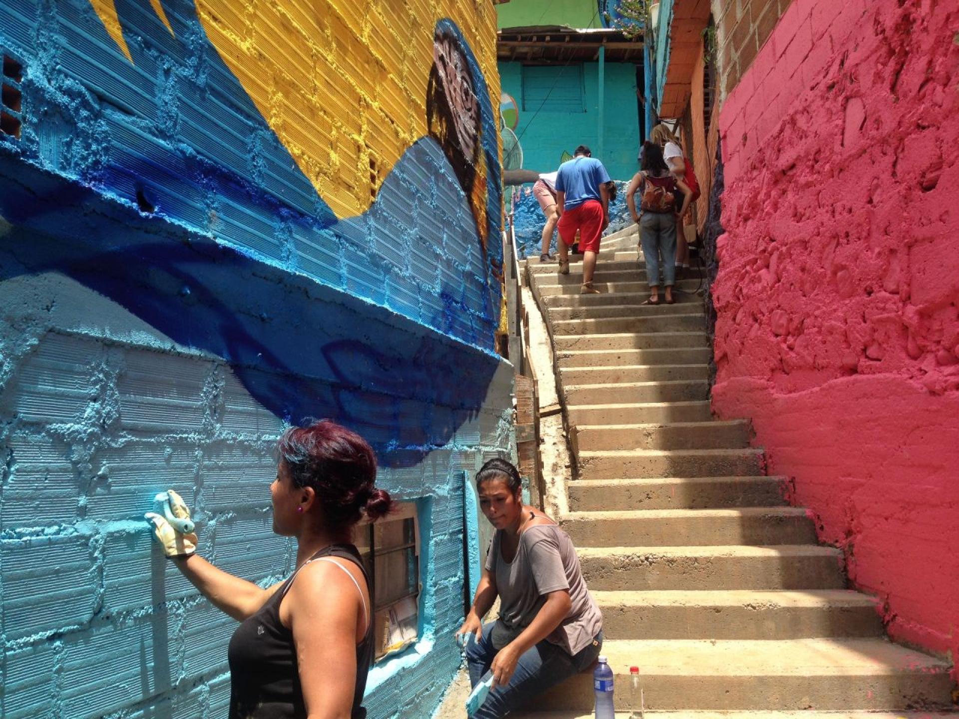 Medellin intervention. | Photo FAT Koehl Architekten Archive