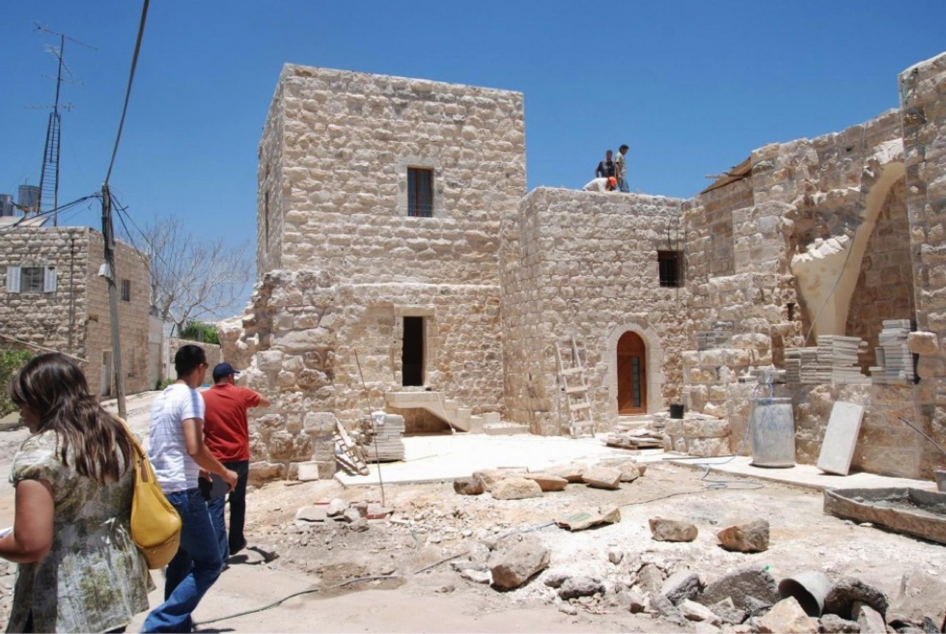 The renovation of Birzeit’s historic centre by Riwaq was done through physical restoration and innovative activities. | Photo via Spatial Agency
