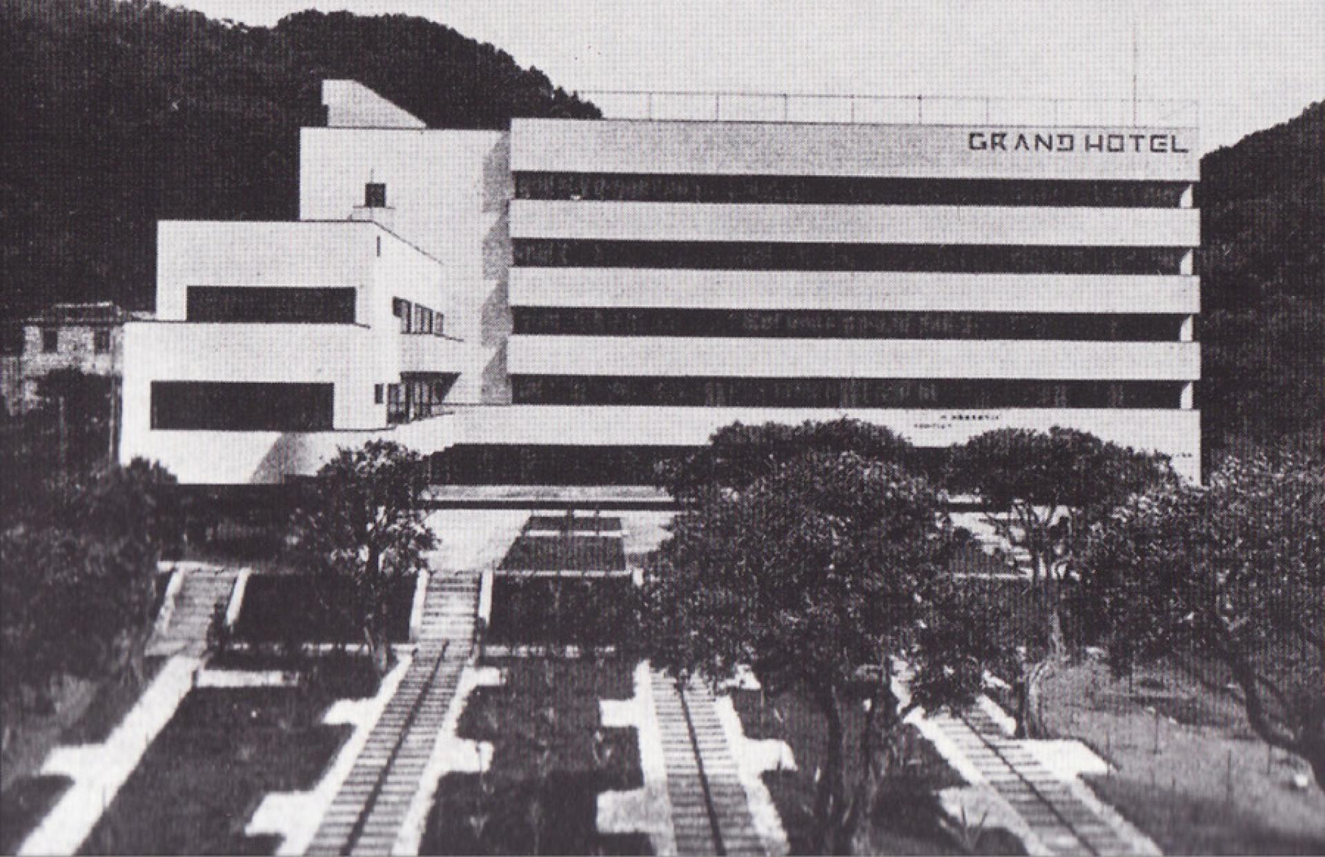 Grand Hotel Lopud designed by Nikola Dobrović was the first reinforced concrete building on the Dalmatian coast. | Photo via collection Spasoje Krunić