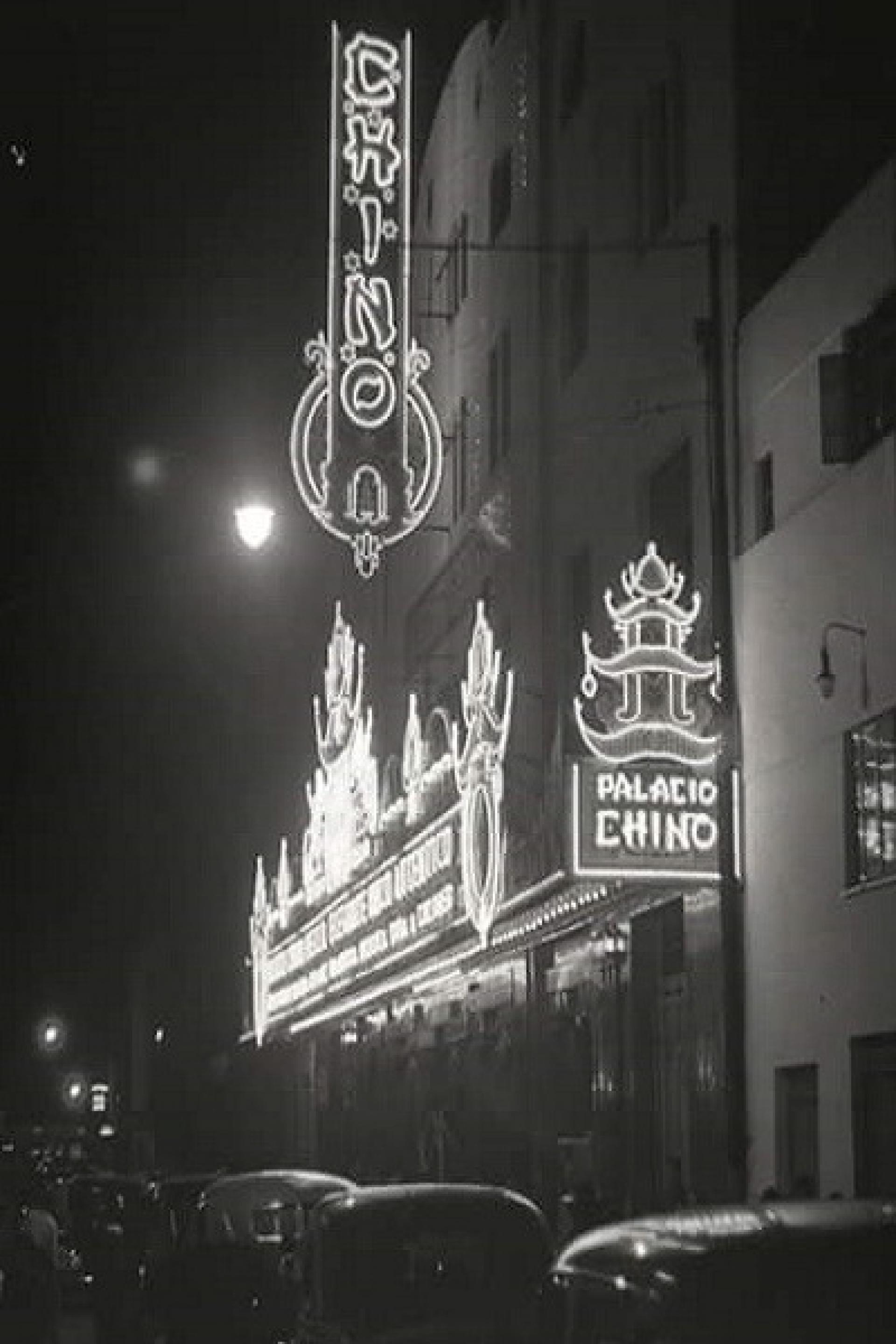 Cine Palacio Chino (1940). | Photo via La Ciudad en el Tiempo