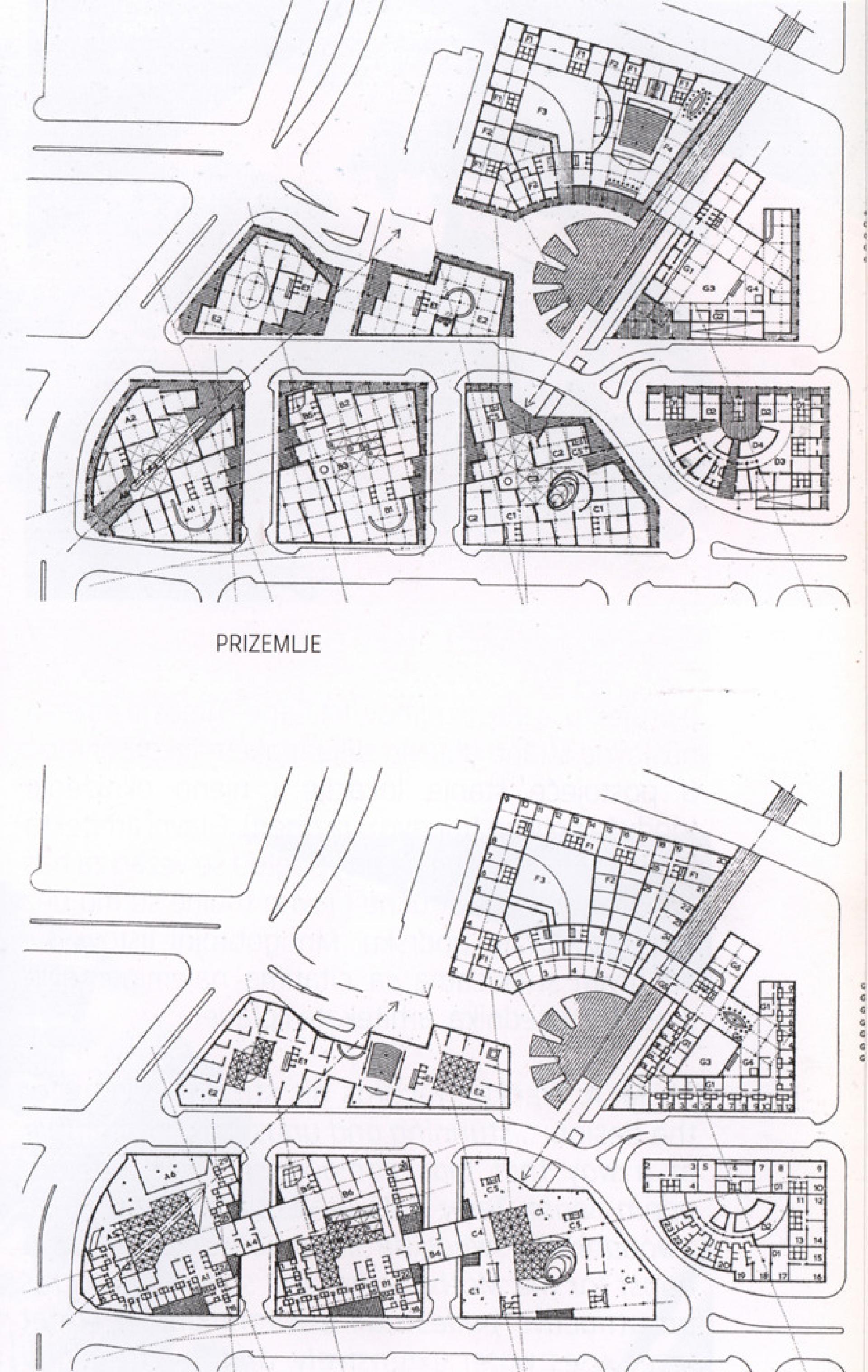 Plans for the Cape Town project. | Courtesy of Dragoljub Bakić