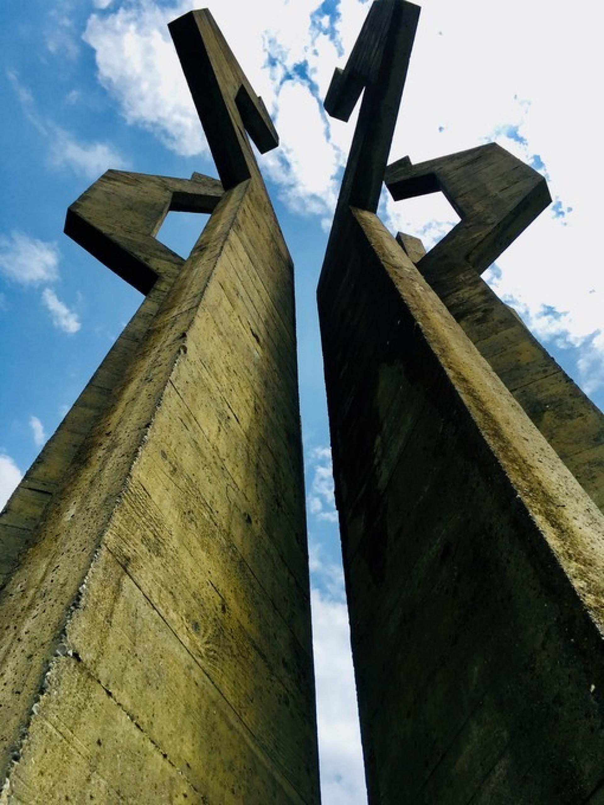 Monument to the Fallen Soldiers of Lješanska Nahija (1975) was designed by Svetlana Kana Radević.