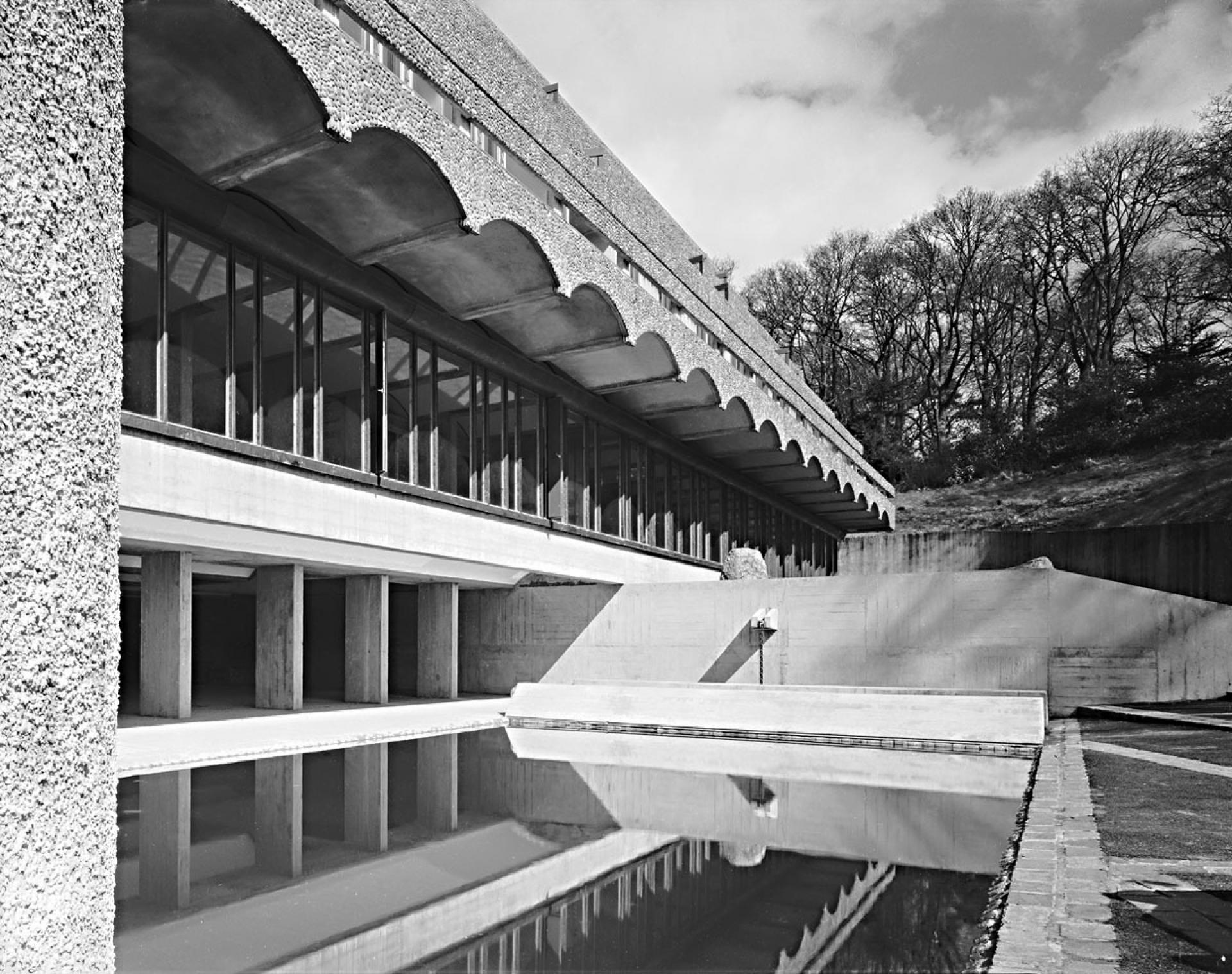 Despite being protected the St. Peter’s Seminary is still abandoned. | Photo via GSA Archives and collections