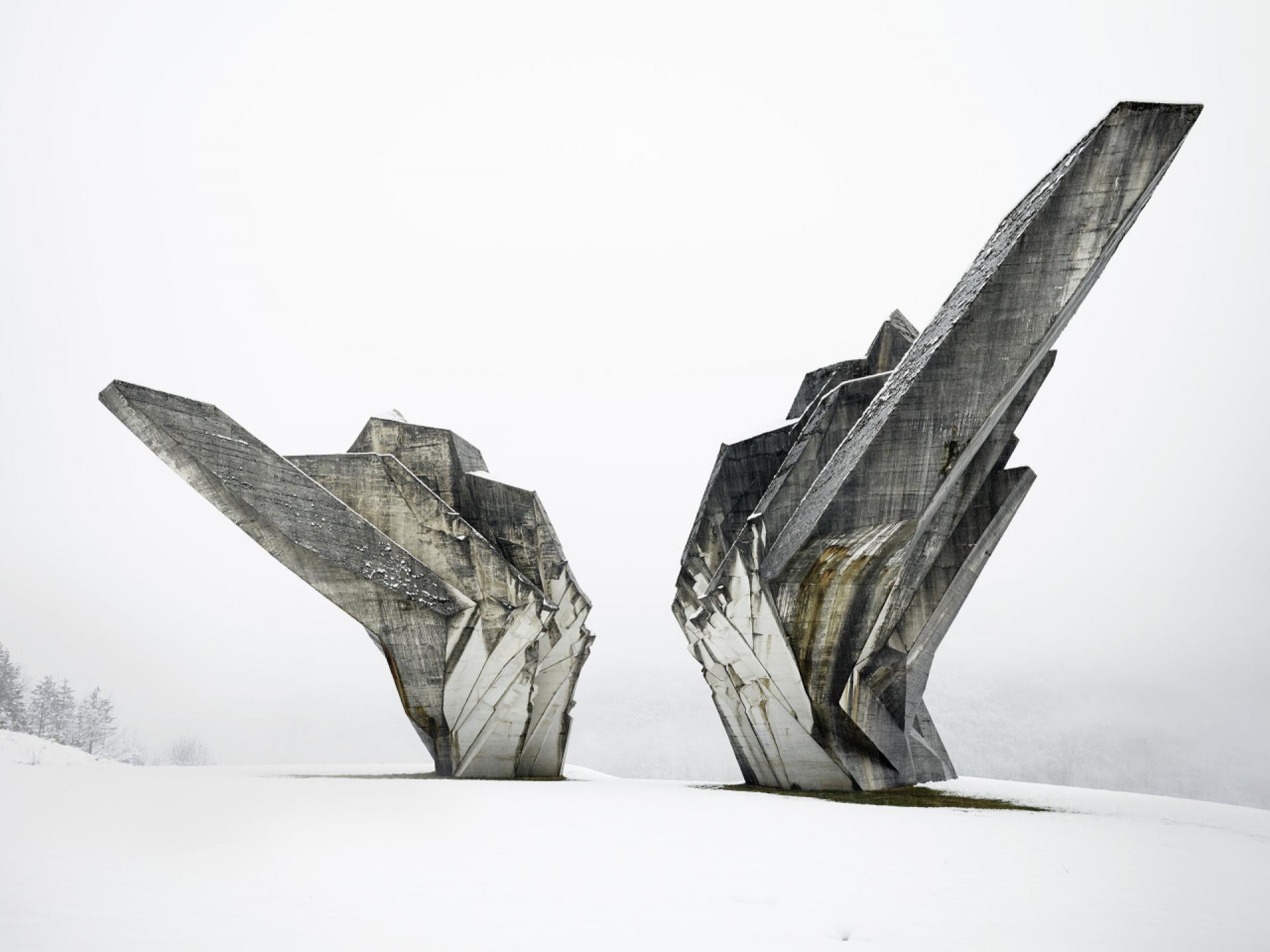 Monument to the Battle of the Sutjeska by Miodrag Živković (1965–71), Tjentište, Bosnia and Herzegovina. | Photo by © Valentin Jeck, commissioned by The Museum of Modern Art, 2016