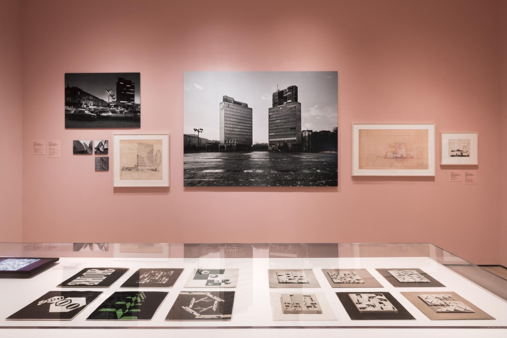 Installation view of the room dedicated to Edvard Ravnikar. | Photo by © Martin Seck, commissioned by The Museum of Modern Art, 2016