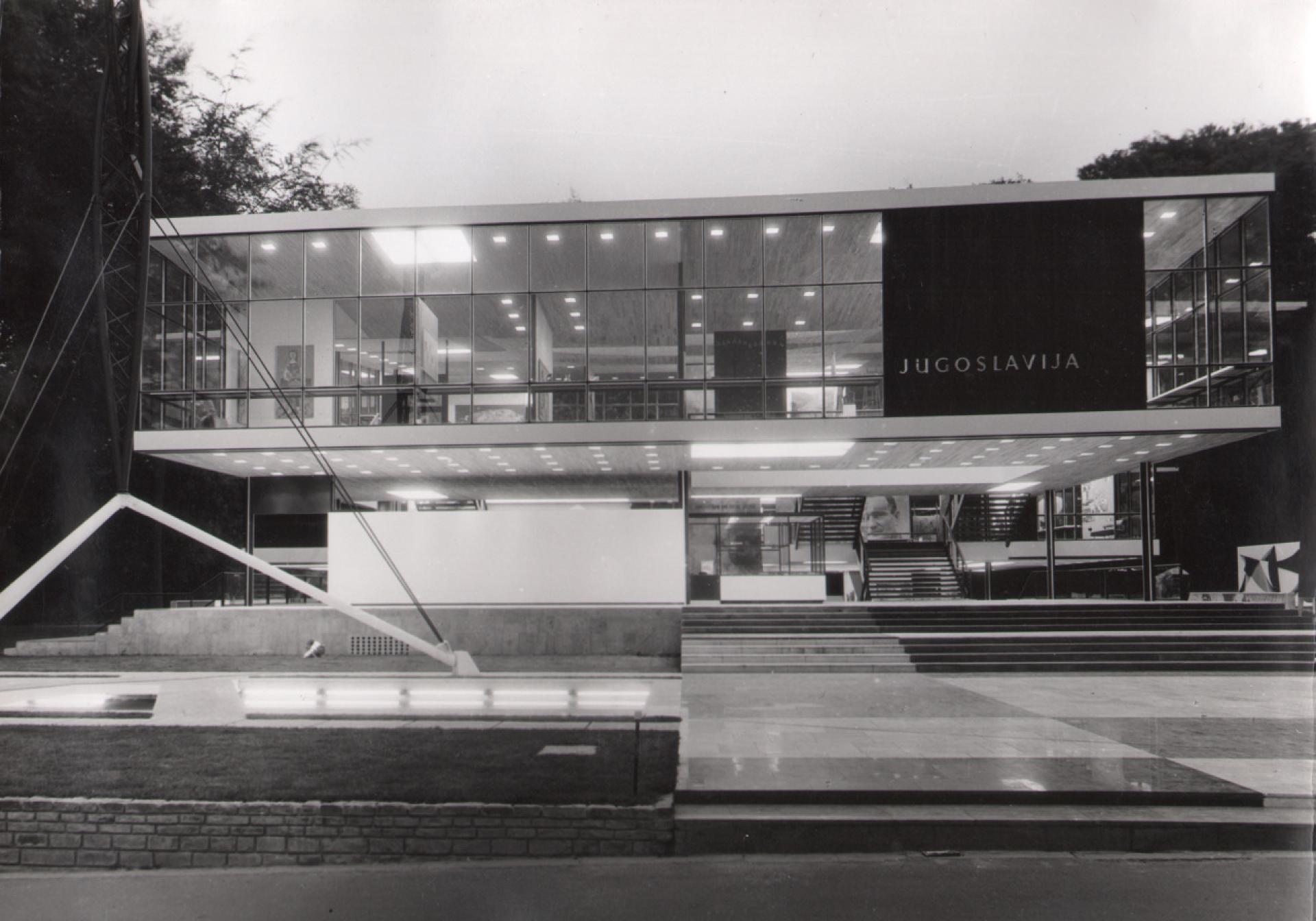 Yugoslav Pavilion at Expo 58 by Vjenceslav Richter (1958); Brussels, Belgium. | Photo by Archive of Yugoslavia