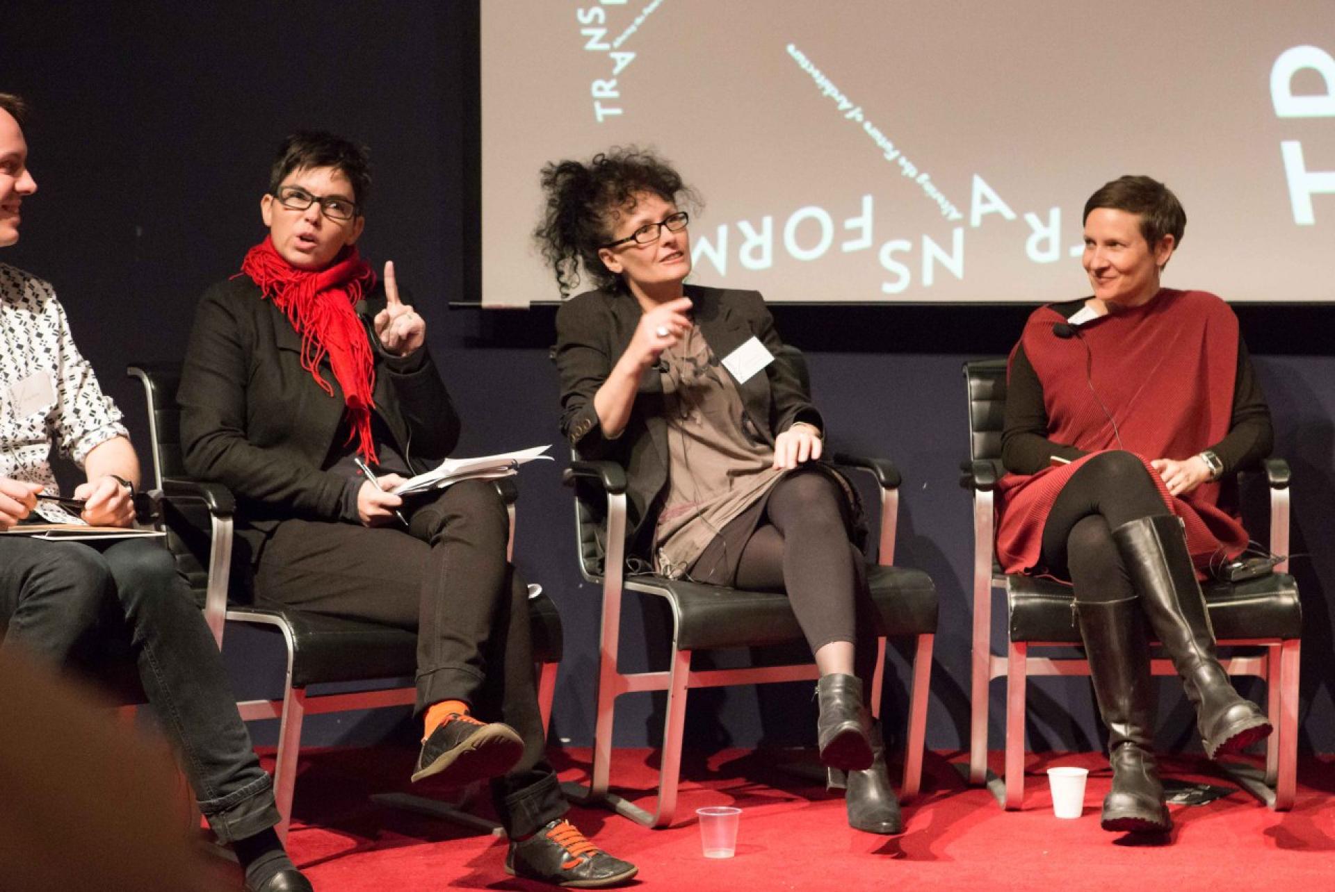 Naomi Stead and Justine Clark outline the programs and tools for a more equitable profession. | photo by © Phuong Lee