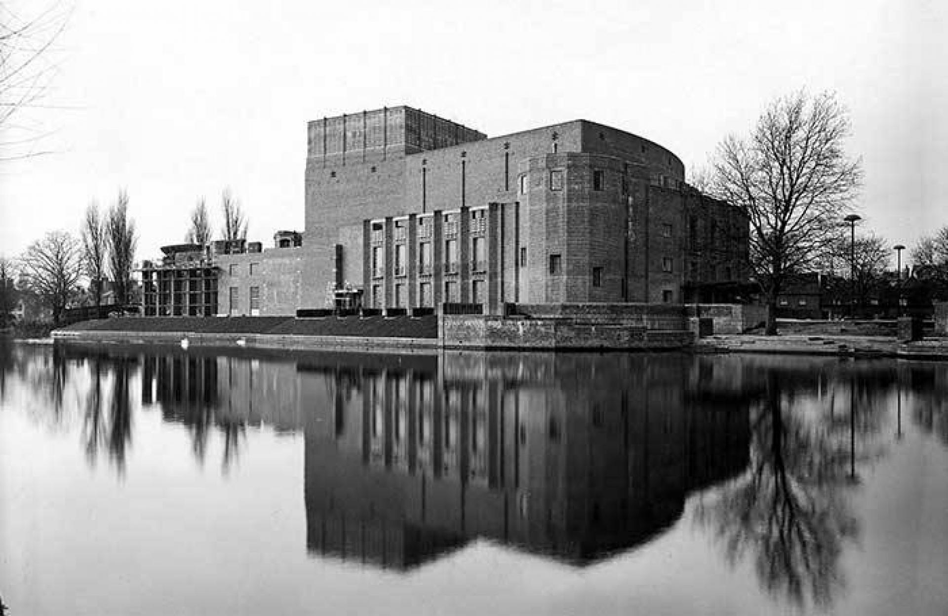 Elisabeth Scott’s competition design for the Shakespeare Memorial Theatre in Stratford-upon-Avon (1927) marked the beginning of a breakthrough for women architects. | Photo via Architecture.com - RIBA Collections