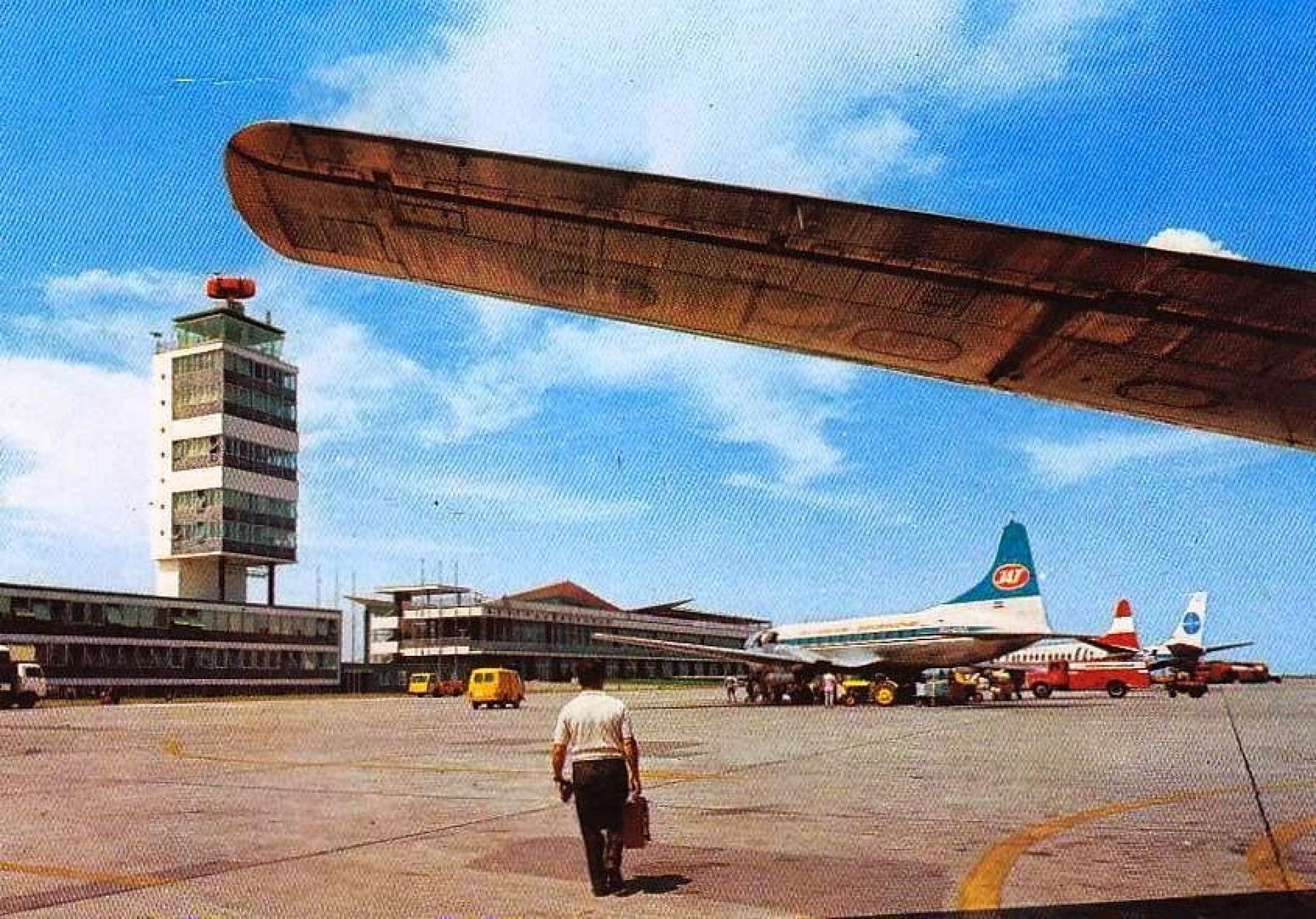 Belgrade Airport in the late 1960s.| Photo via exyuaviation