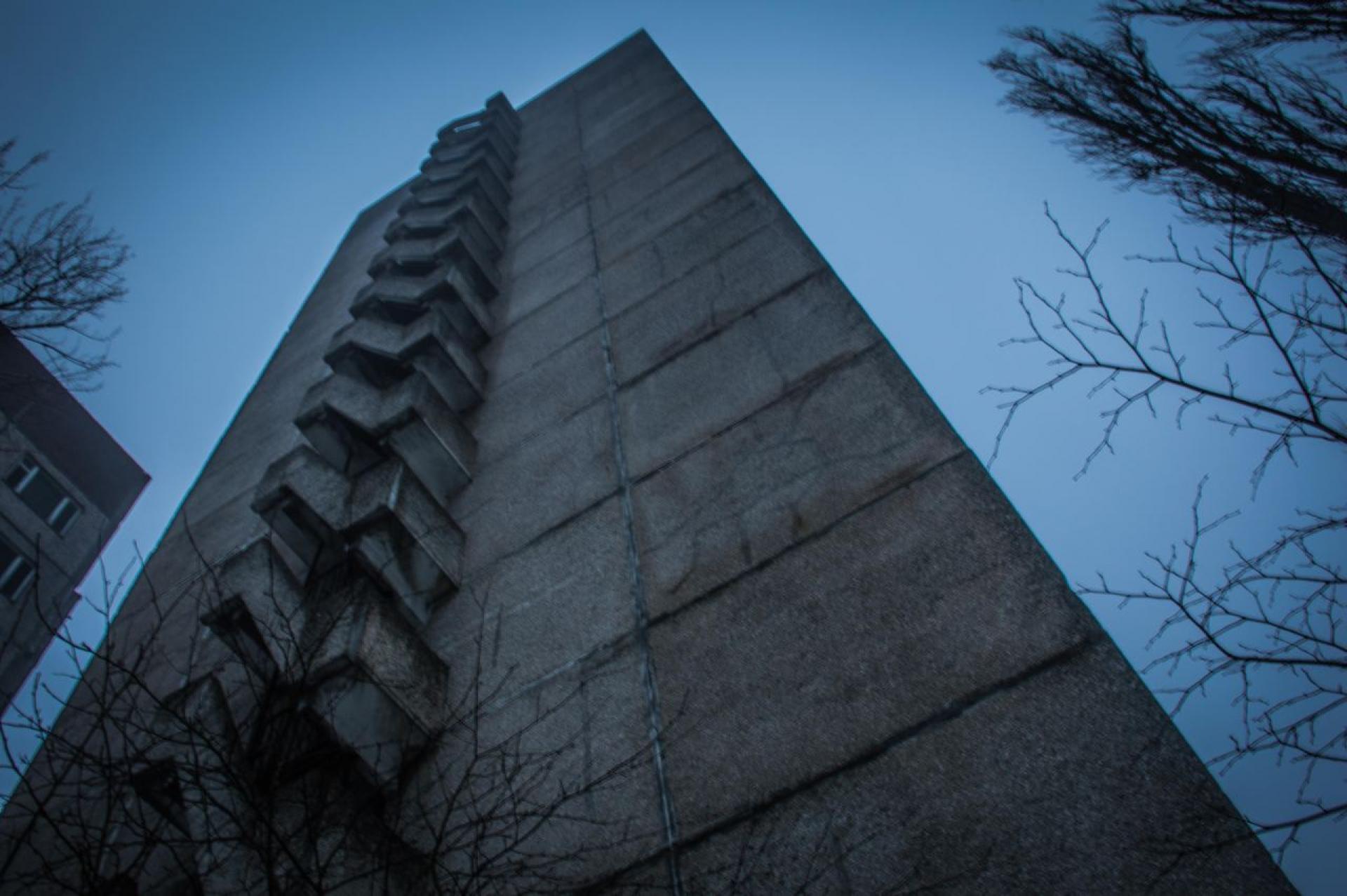 Dwellers abandoned the buildings in Pripyat.