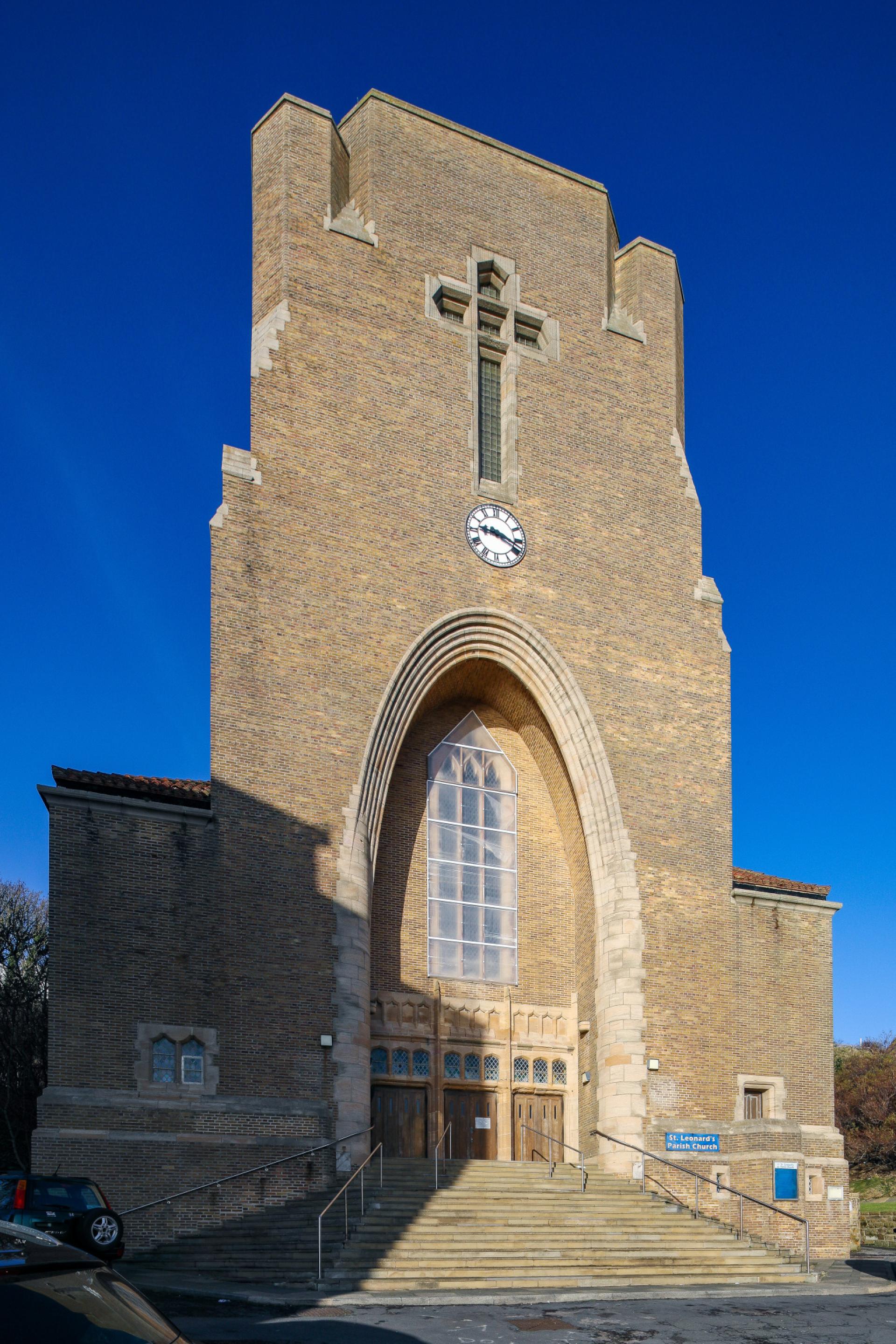 St Leonard’s Church is located in St. Leonards-on-Sea in East Sussex (1961). | Photo © Elain Harwood