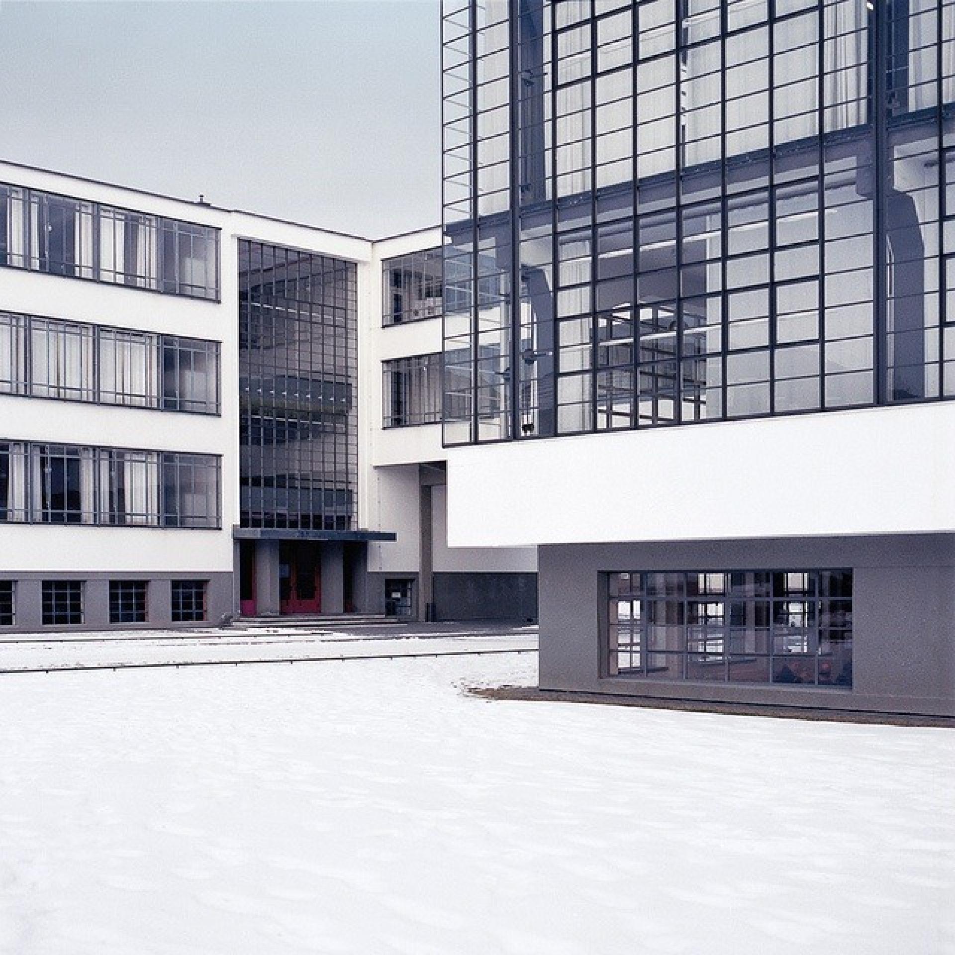 The Bauhaus school building was built in Dessau between the years 1925 and 1926. | Photo via Tumblr Isbjorn collective