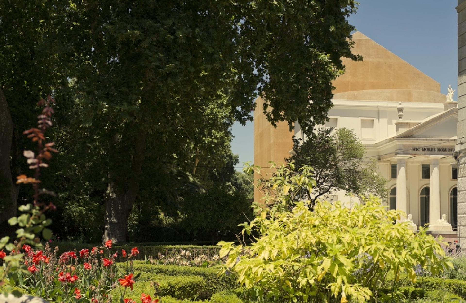 Thalia Theatre in the midst of greenery. | Photo Daniel Malhão