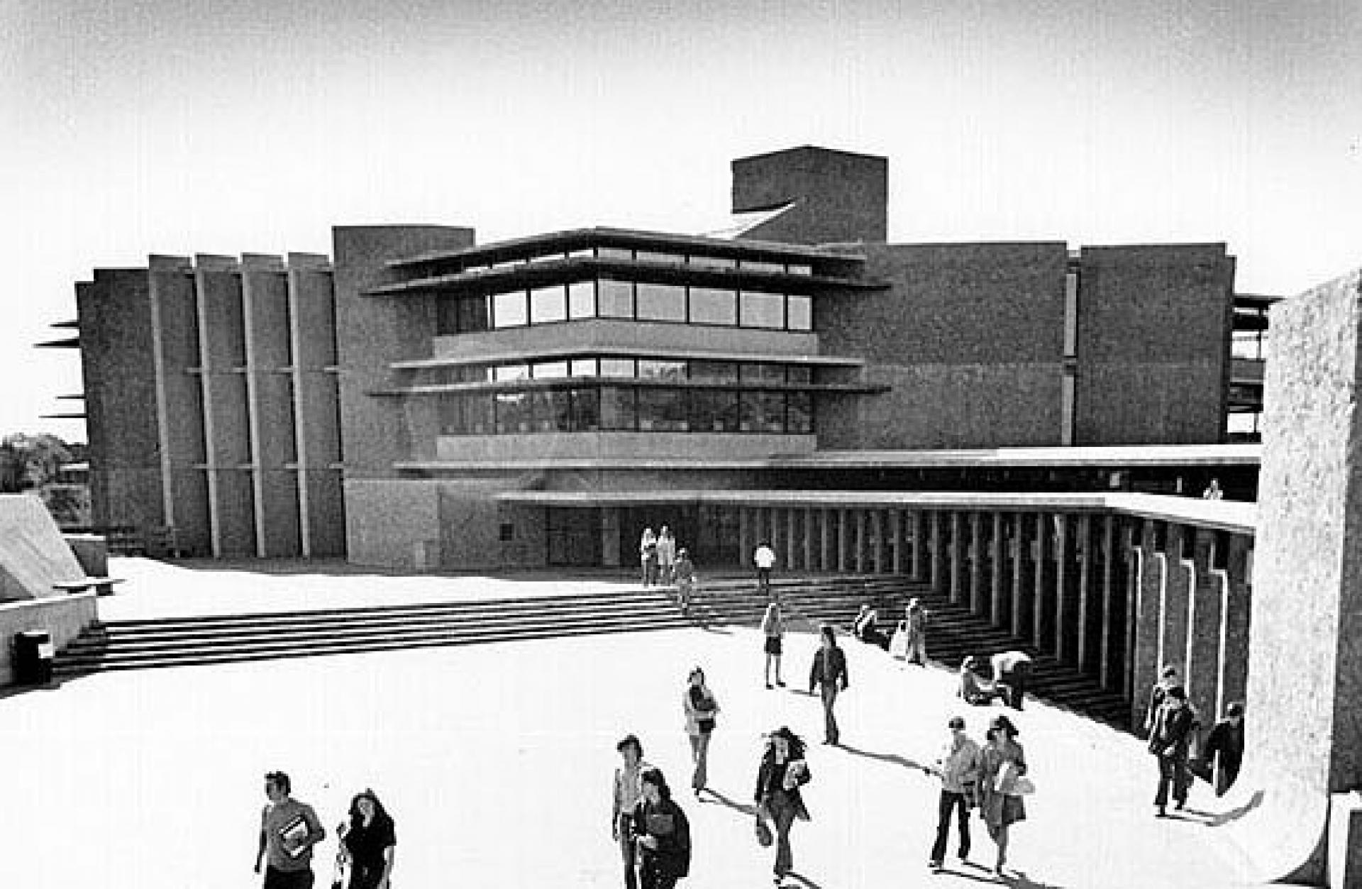 Bata Library, Trent University, Peterborough (1967-1969) by Ronald Thom. | Photo via FIG projects