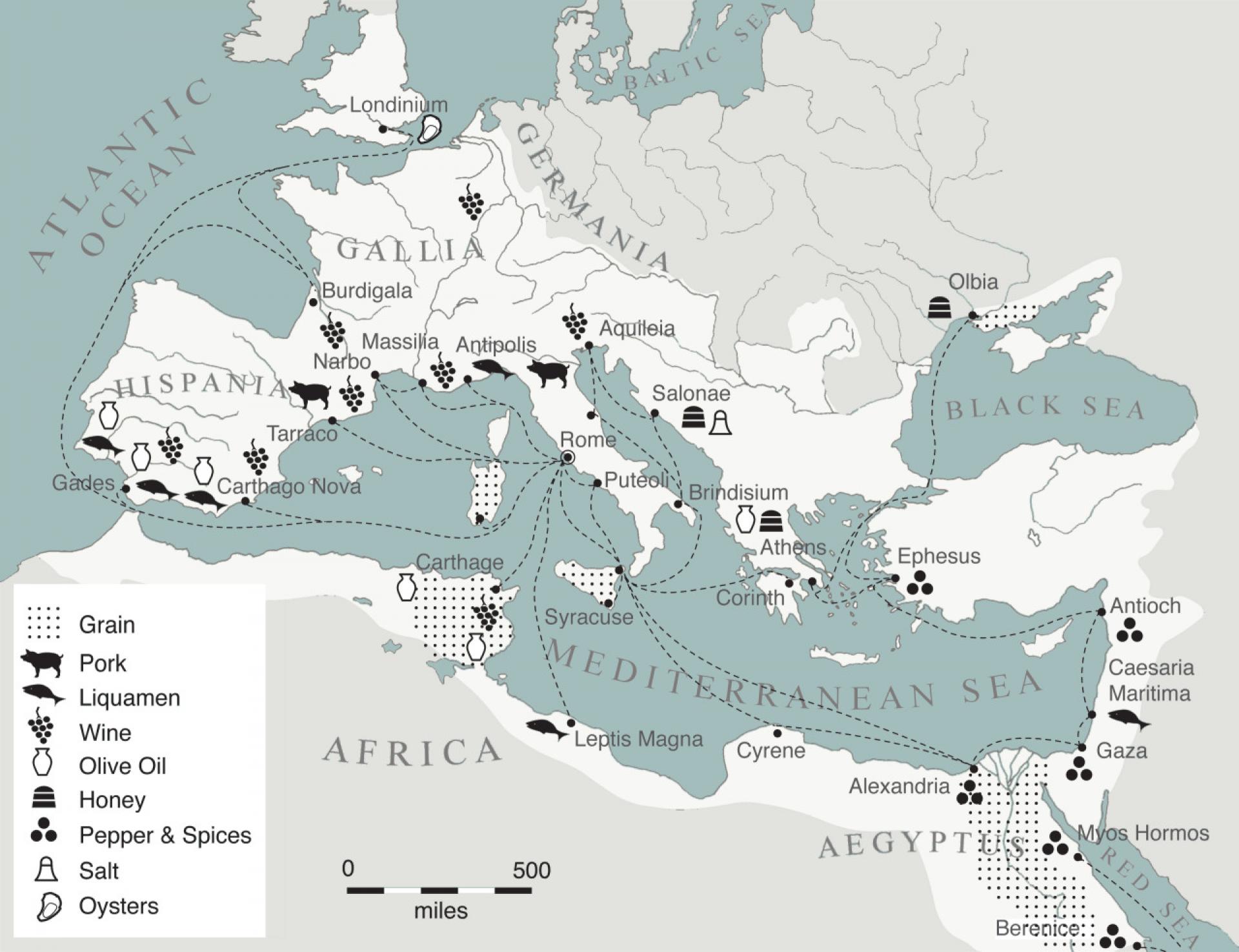 Roman Food Miles: the food supplies of Ancient Rome. | Photo © Carolyn Steel