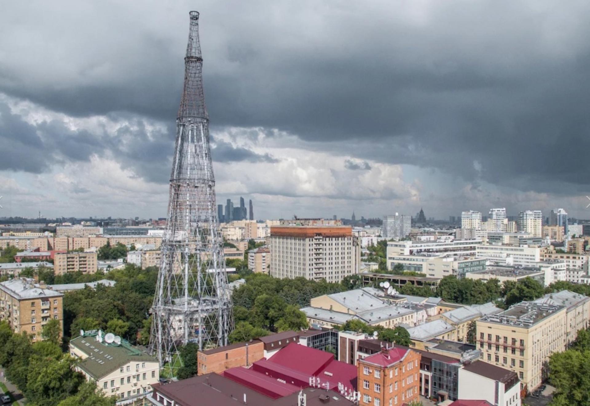 The Shukhov Radio Tower by Vladimir Shukhov, Moscow (1920-22).