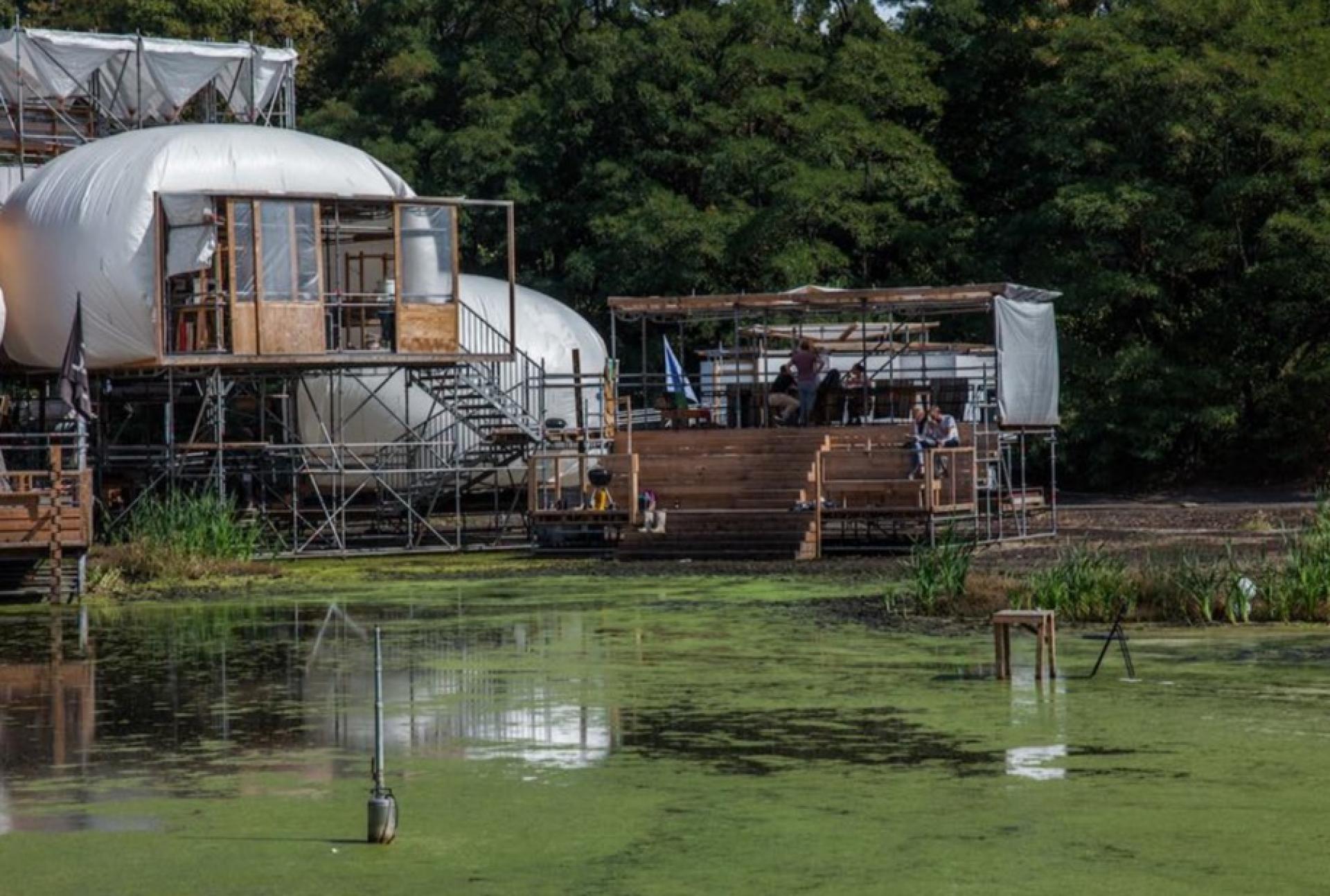 Floating University by raumlabor, Berlin (2018).