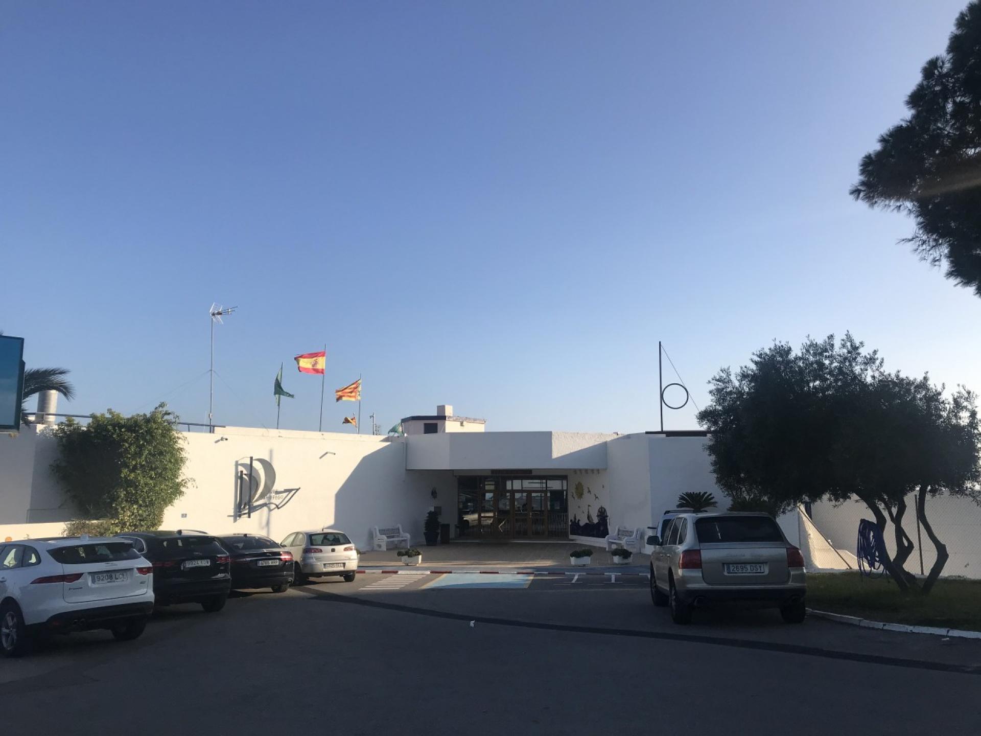 Entrance to Dehesa de Campoamor Yacht Club. | Photo © Carolina Gomez