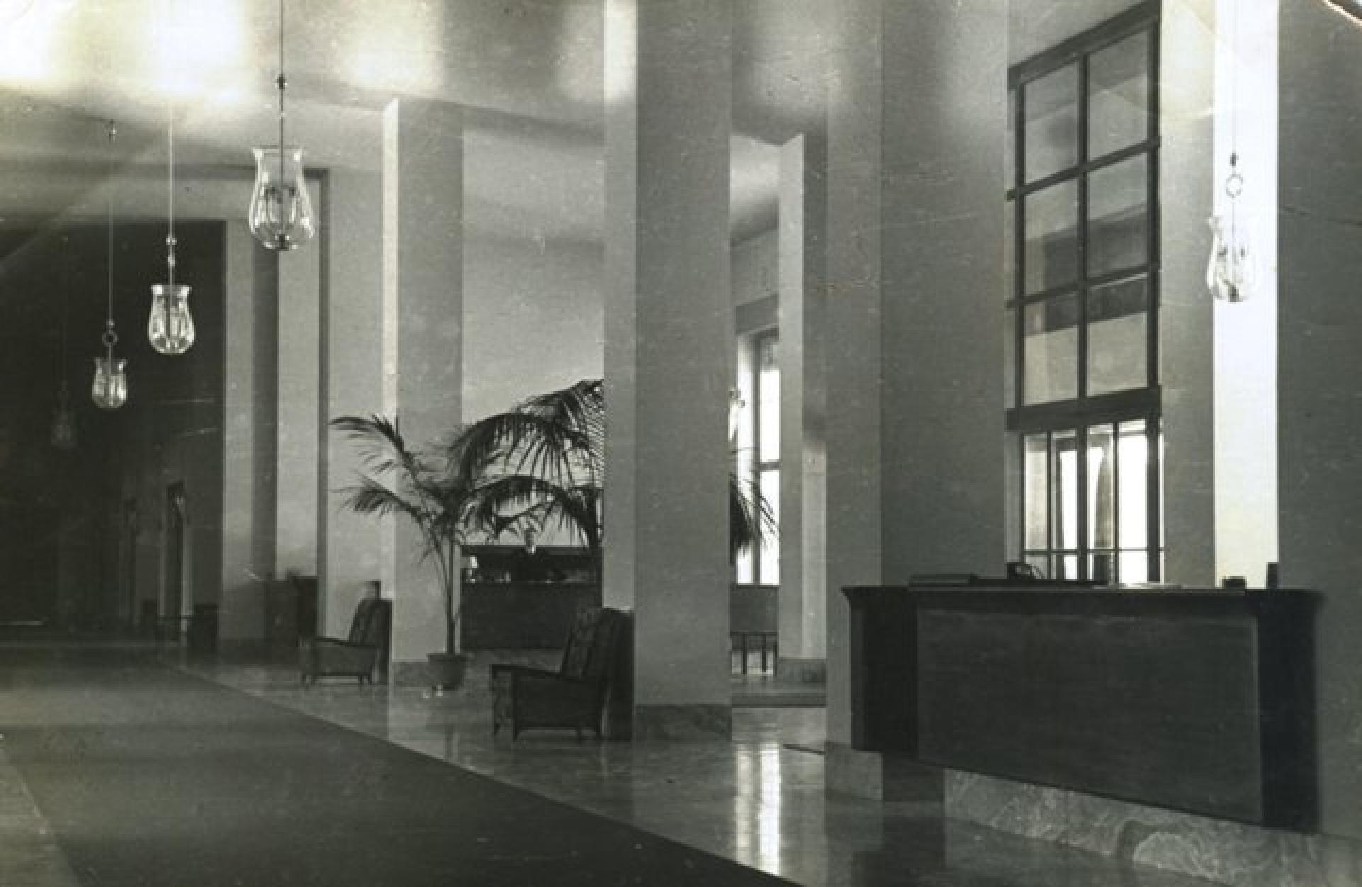The furnishing parts of the Dajti Hotel, designed in the early 1940s, were designed by Gio Ponti. | Source © Florian Nepravishta, AQTN