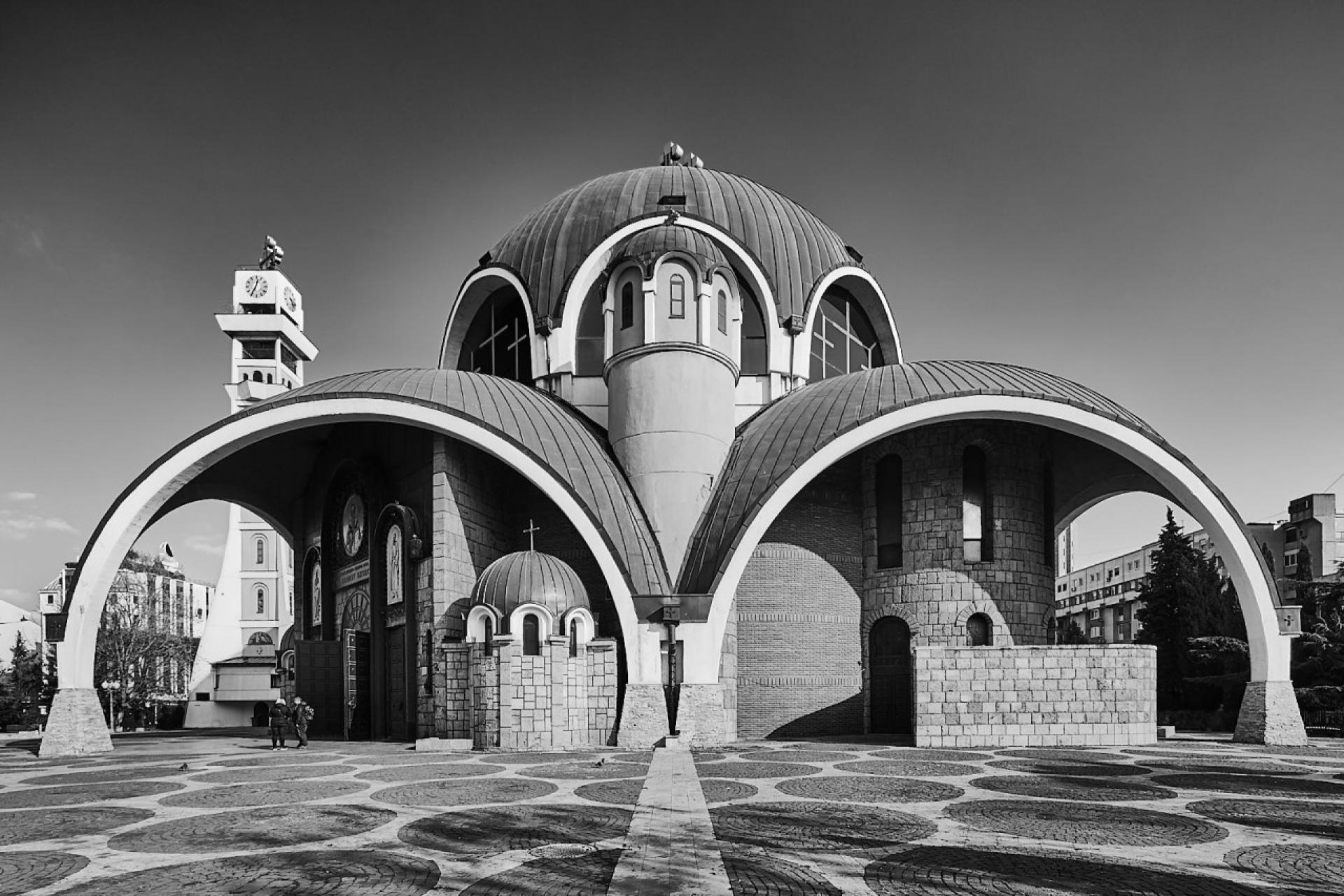 Church of St. Clement of Ohrid Skopje by Slavko Brezovski (1972-91)