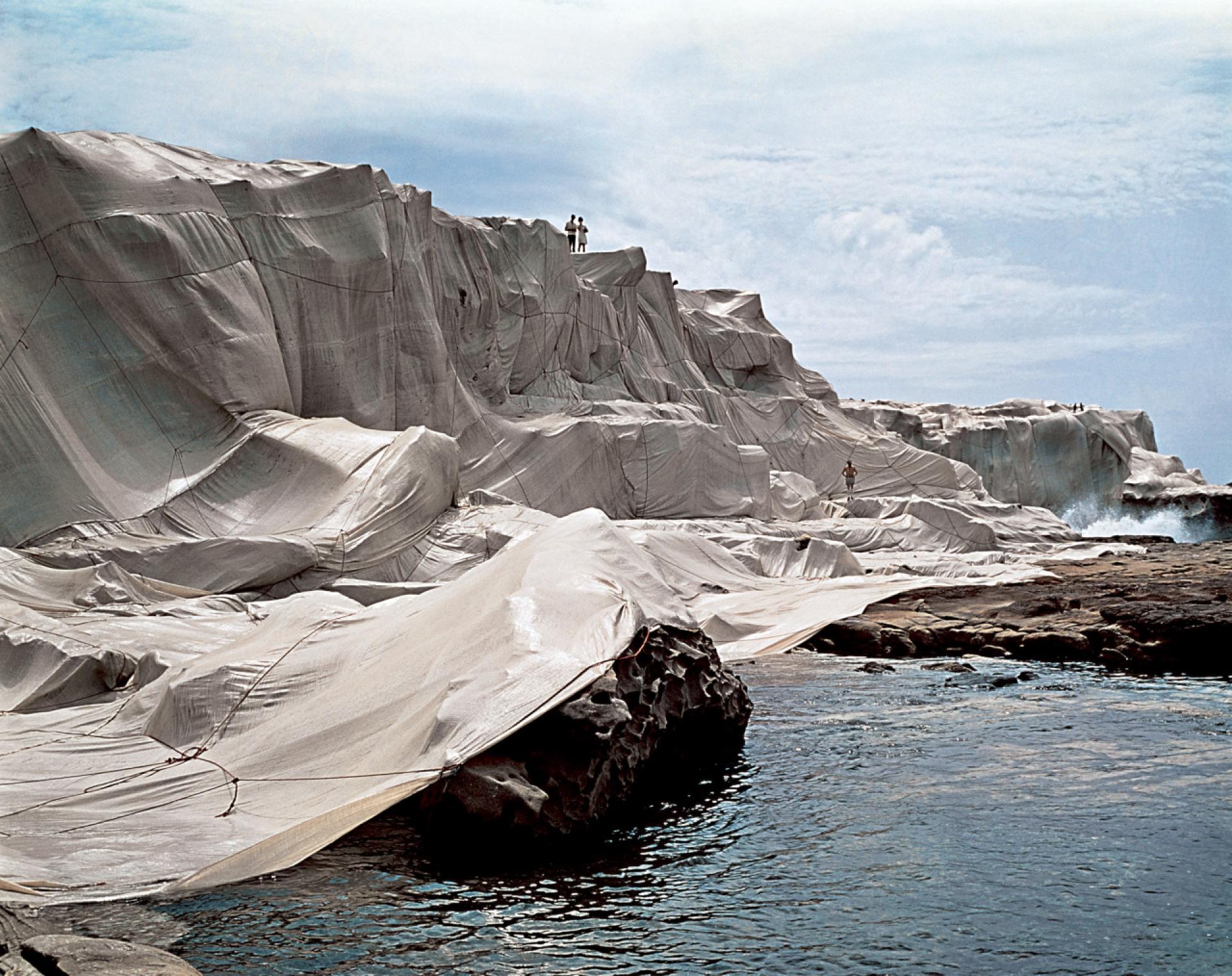 Wrapped Coast Little Bay, Sydney | Photo Shunk-Kender © 1969 Christo