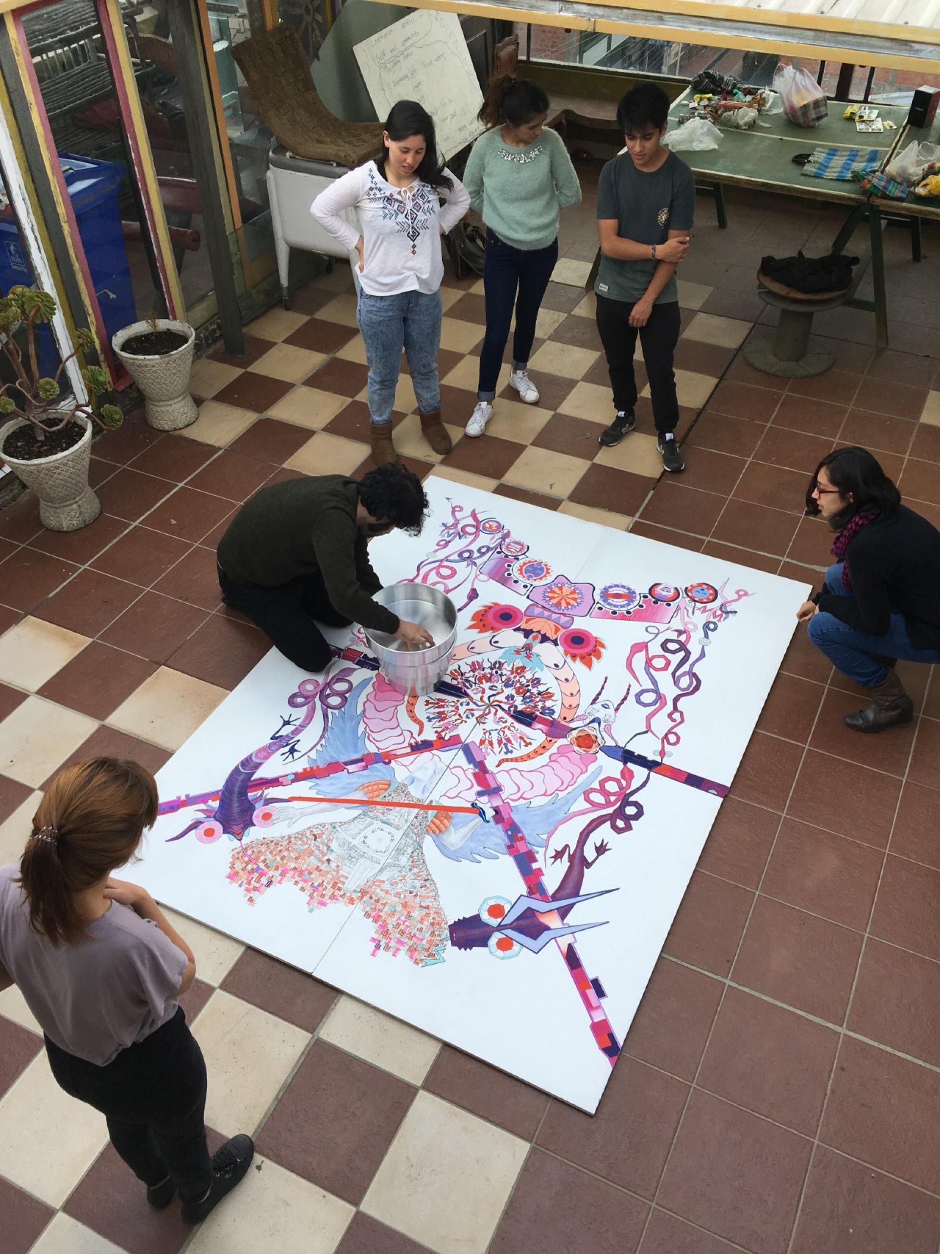 Cultural Assembling, the AA Visiting School El Alto 2018 led by Lemonot.| Photo © Lemonot