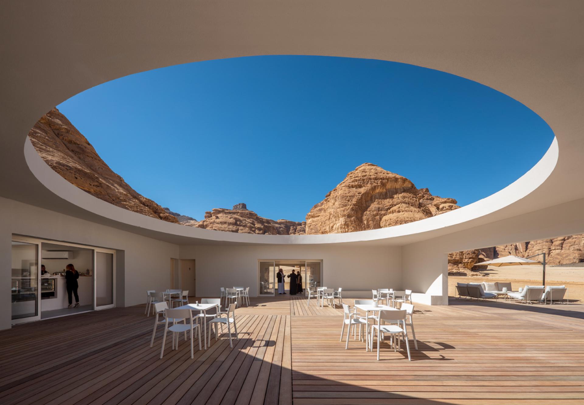 Desert X Visitor Centre in AlUla, Saudi Arabia was completed in January 2020. | Photo © Colin Robertson