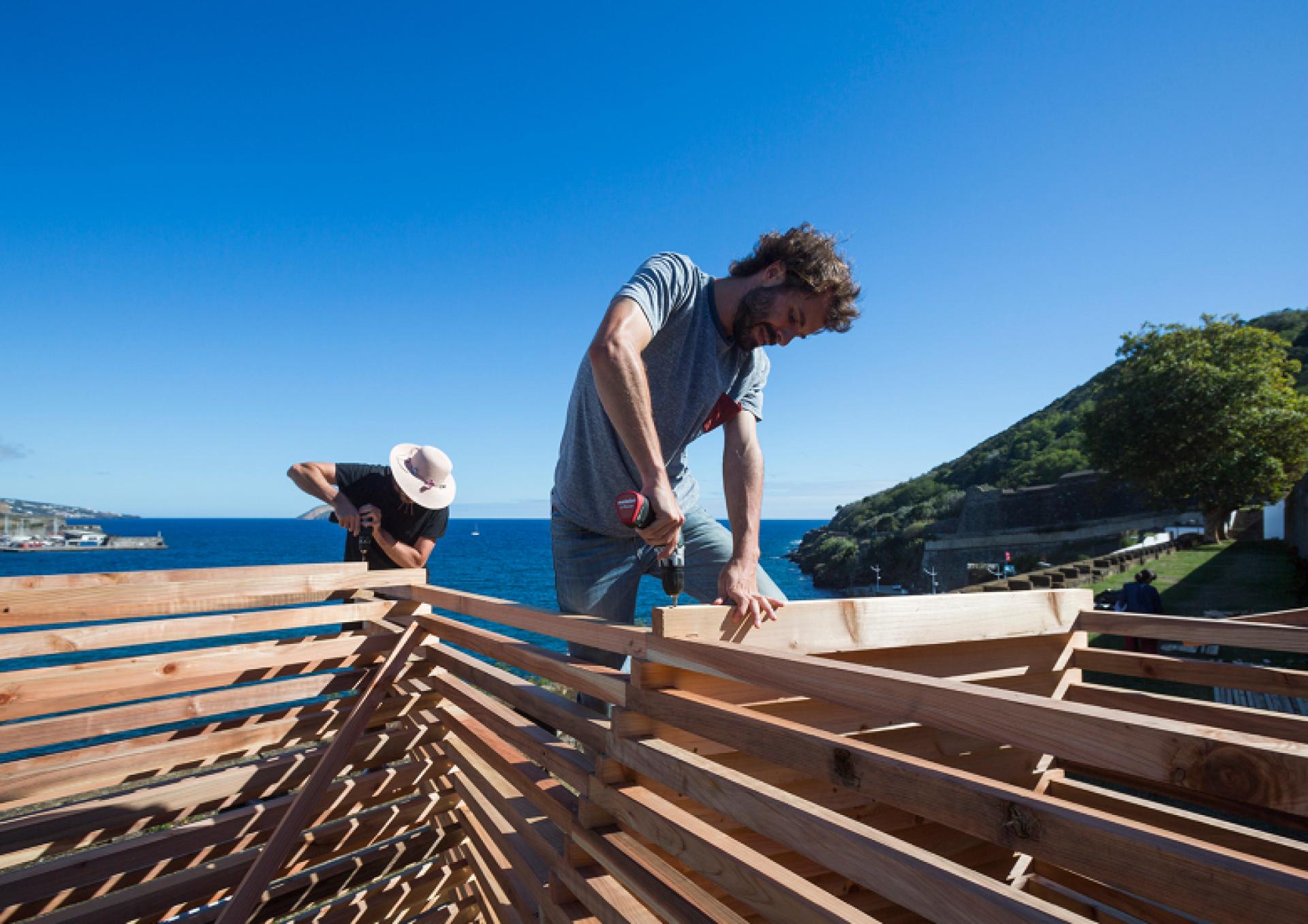 Walk&Talk: Public Art Circuit curated by KWY.studio in São Miguel, Azores, Portugal, in the summer of 2017. Eleven artists and art collectives were involved, creating “interventions in space which call for a sense of a total work of art”. | Photo © Antonio Araujo