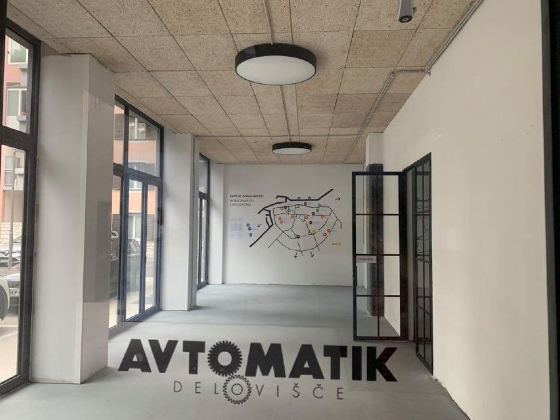 The investor opened up the possibility of organizing a first temporary space Avtomatik Workspace in Tomos presenting communities and stakeholders with a different way of communicating architecture. | Photo © Natalija Gajić