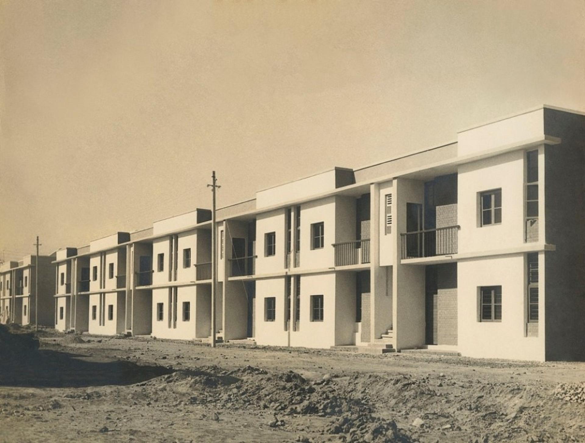 Habib Rahman CPWD housing 1954 | Photo via Habib Rahman Archive