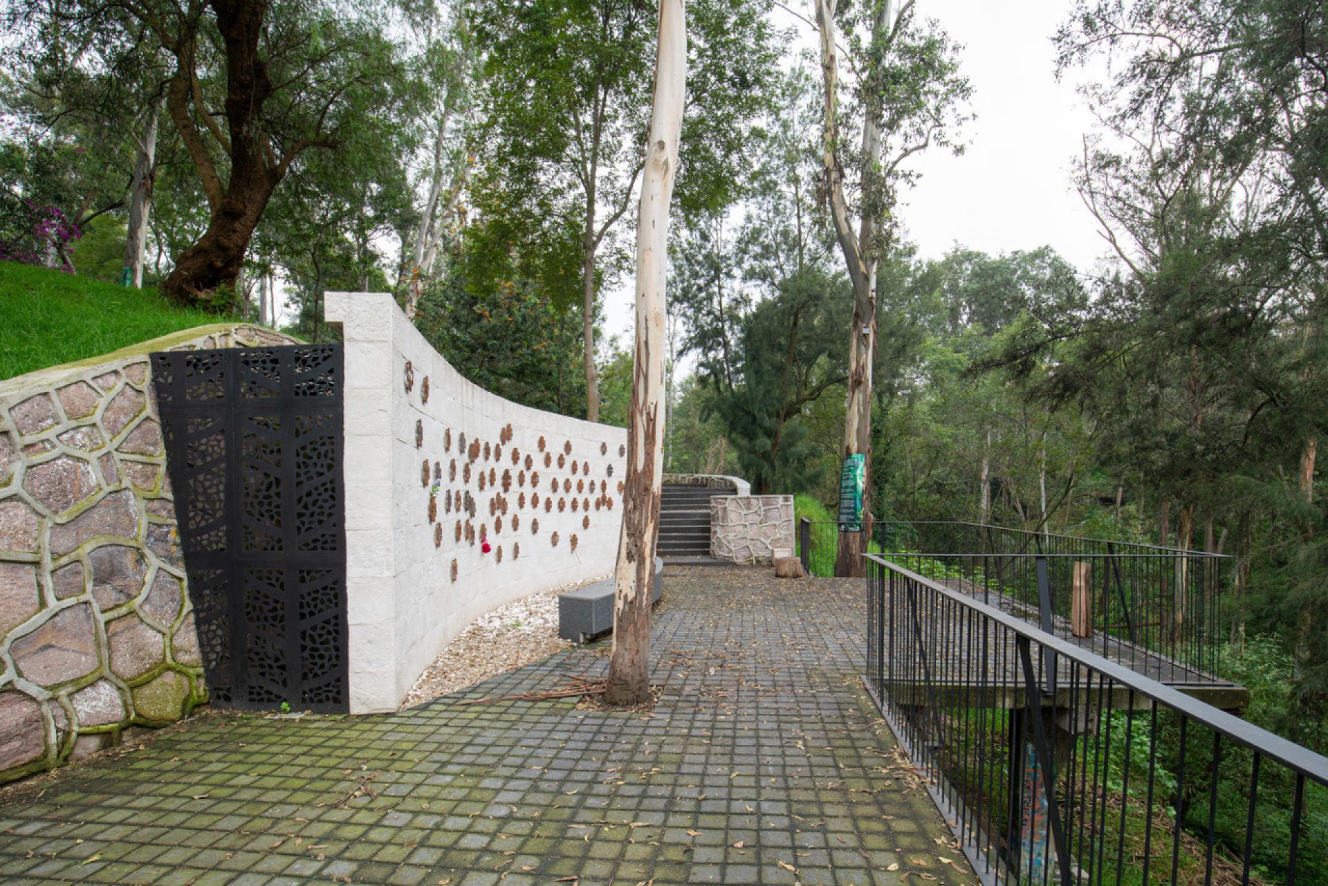 Monument to the deceased children in Chapultepec Park in Mexico City for the Patricio con Sentido A.C foundation. | Photo © Daniel Diaz Vidaurri