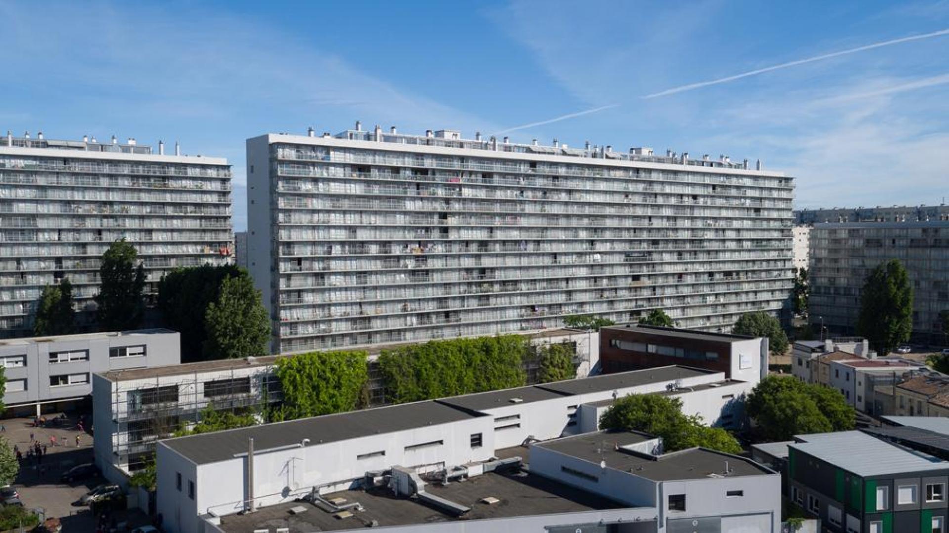 Transformation of G, H, I Buildings, Grand Parc, 530 Units, Social Housing with Frédéric Druot and Christophe Hutin. | Photo © Philippe Ruault