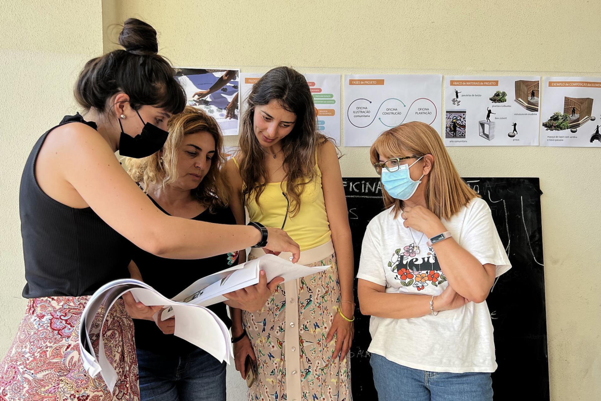 Participatory design of a public space re-qualification in Apúlia, co-funded by the Esposende Municipality. | Photo © Critical Concrete