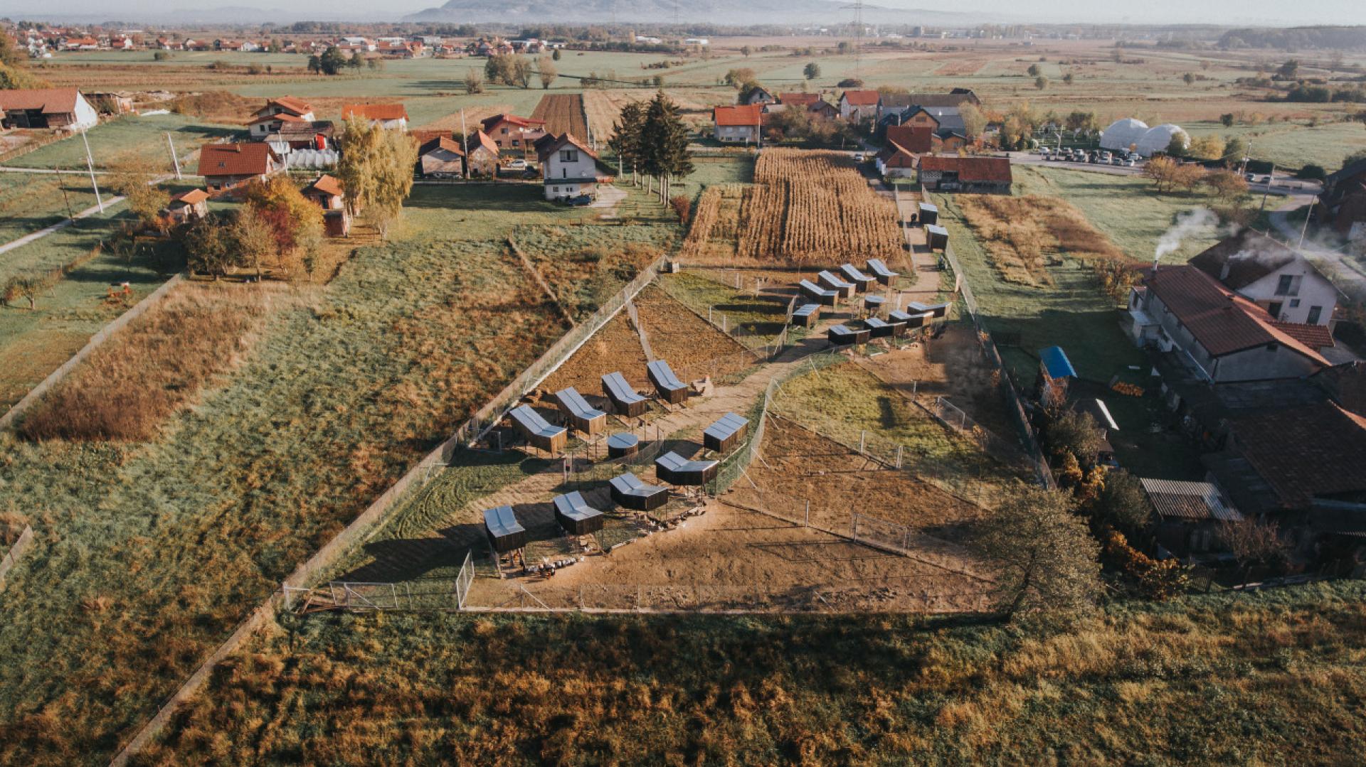 Chickenville is a unique chicken coop project located in a small village near Samobor, Croatia. | Photo © Dorotić+Bosnić (up) & Ervin Husedžinović (below)