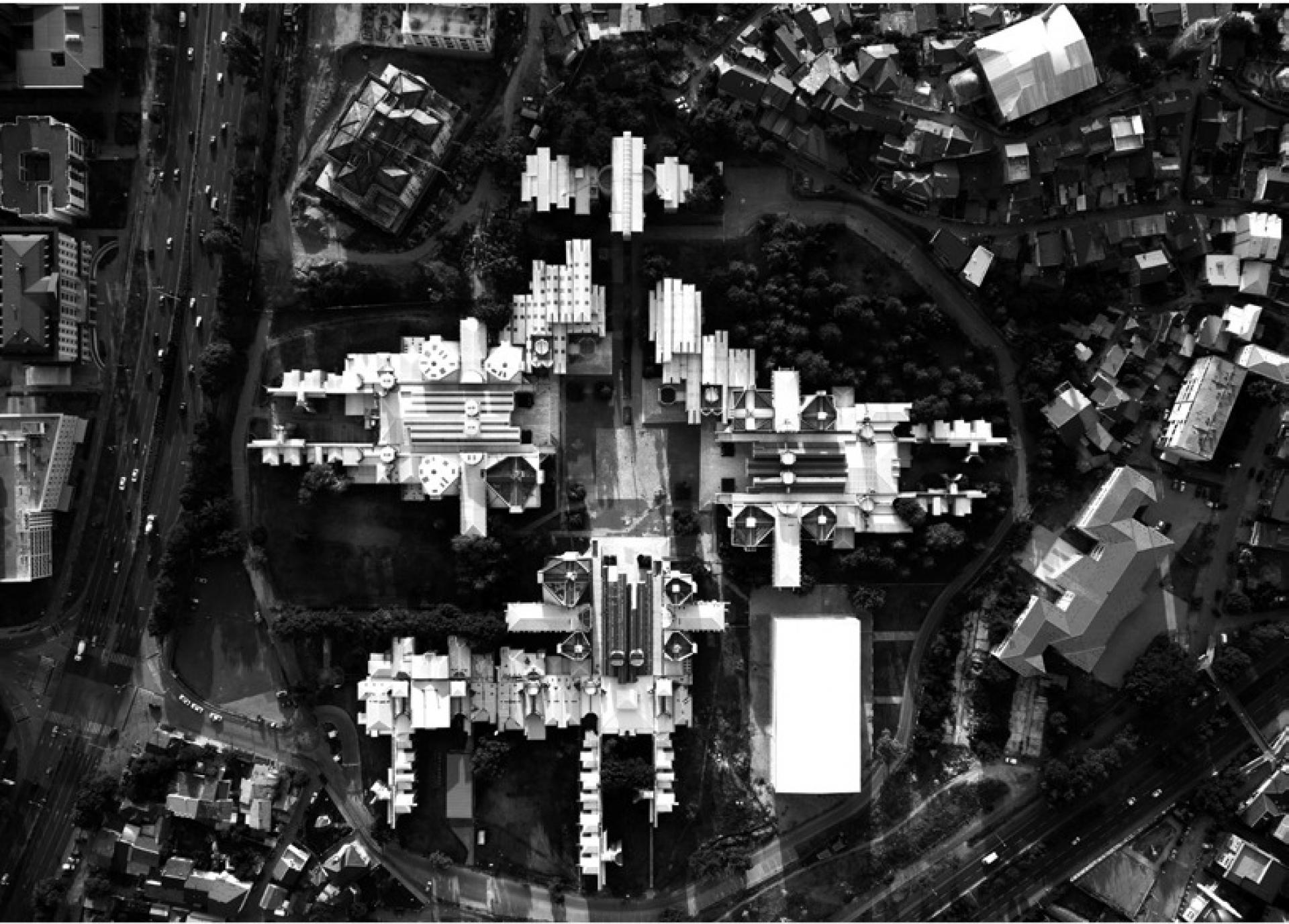 Ss Cyril and Methodius University Campus, aerial view. | Photo Blagoja Bajkovski