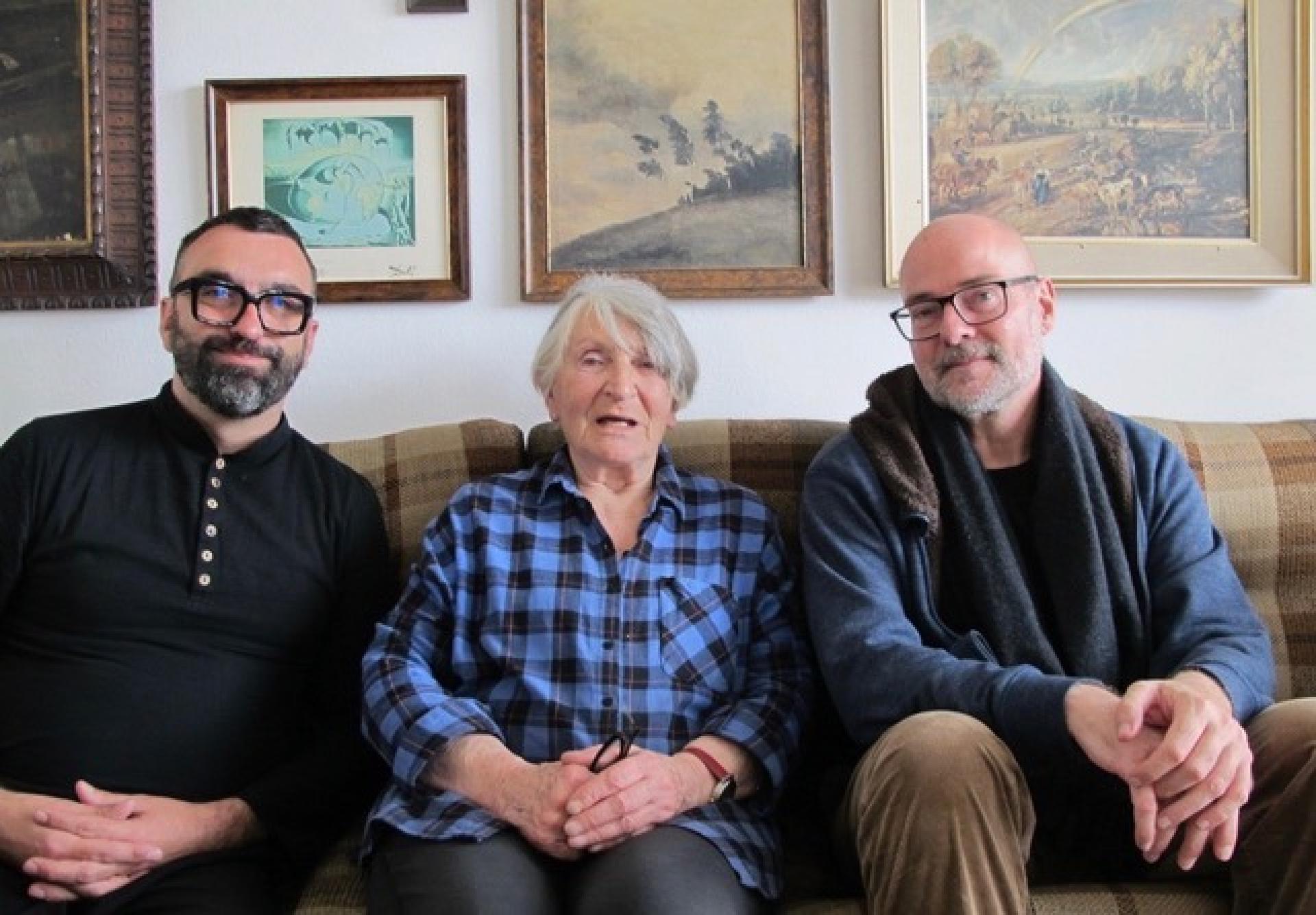 Boštjan Bugarič, Dragica Doršner and Martin Reichert during the interview in Sarajevo. | Photo © Zoran Doršner