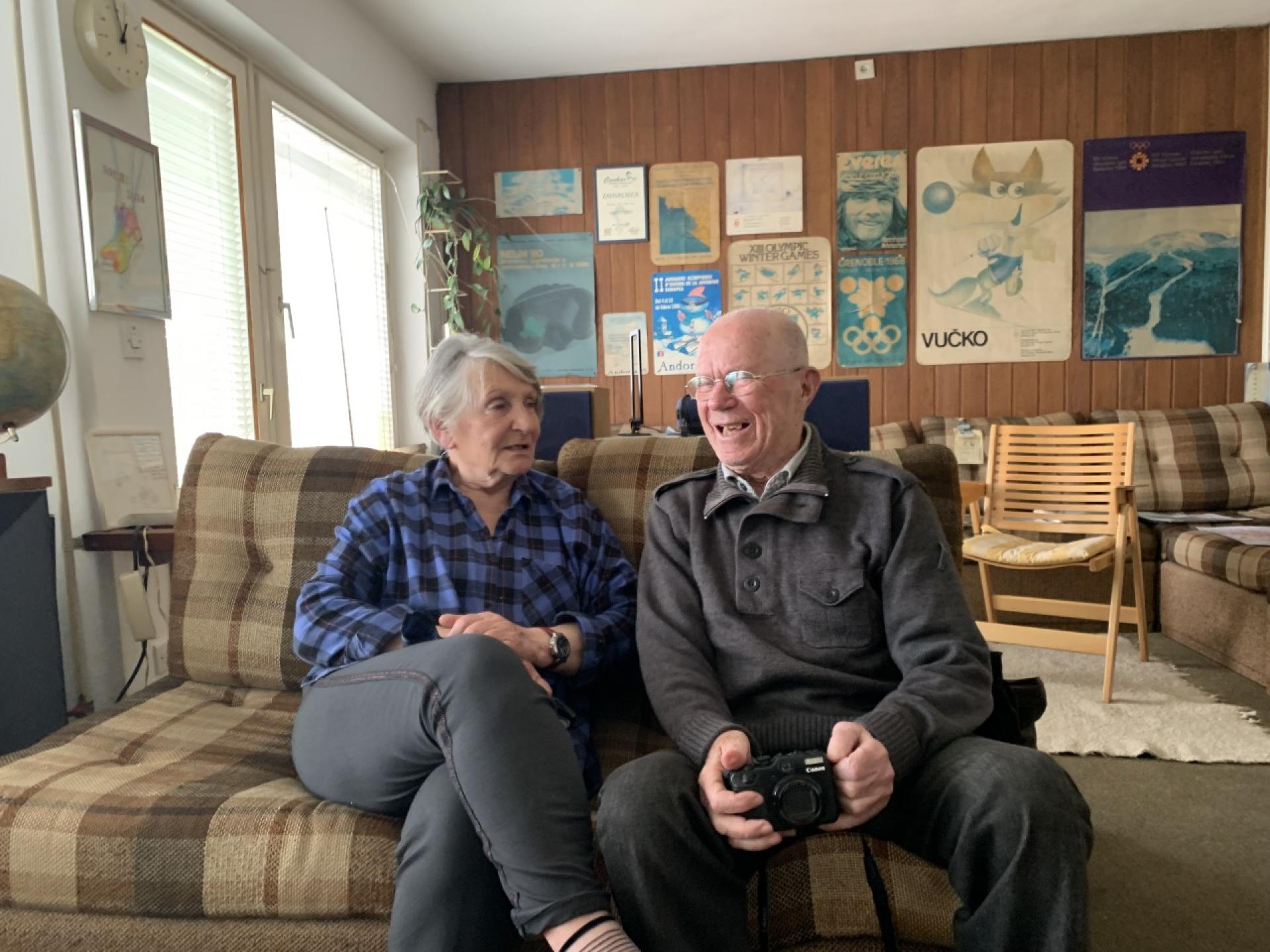 Dragica and Zoran Doršner in their home in Sarajevo. | Photo © Boštjan Bugarič