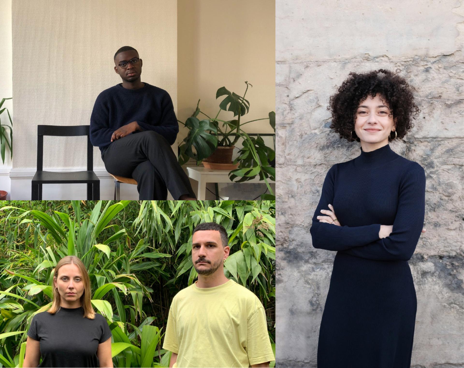 Digital Architectuul Fellows 2023: Tevi Allan Mensah, Meriem Chabani (New South), Laura Solsona and Eduard Fernandez (self-office).